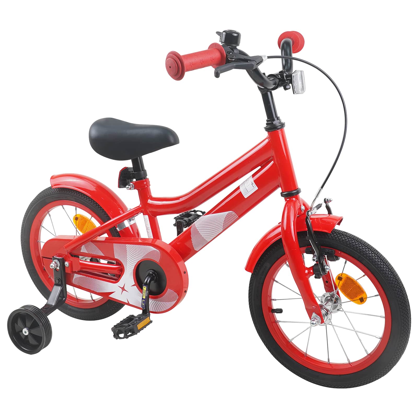 Kinderfahrrad 14 Zoll for 3-5 Years Old Rot