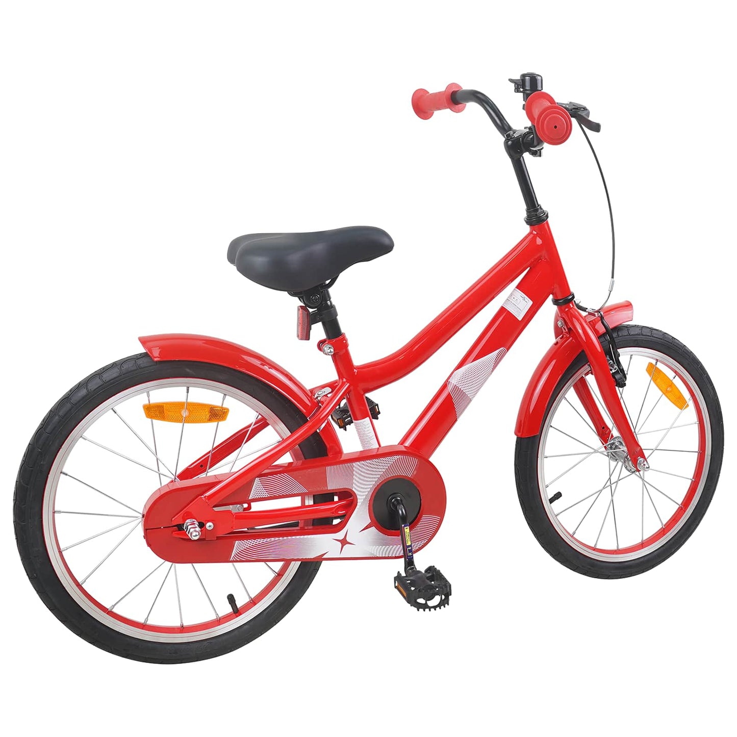 Kinderfahrrad 18 Zoll for 5-7 Years Old Rot
