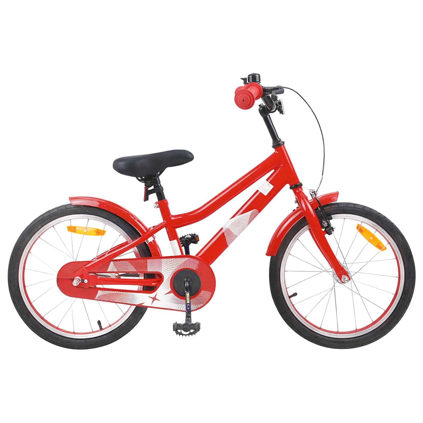 Kinderfahrrad 18 Zoll for 5-7 Years Old Rot