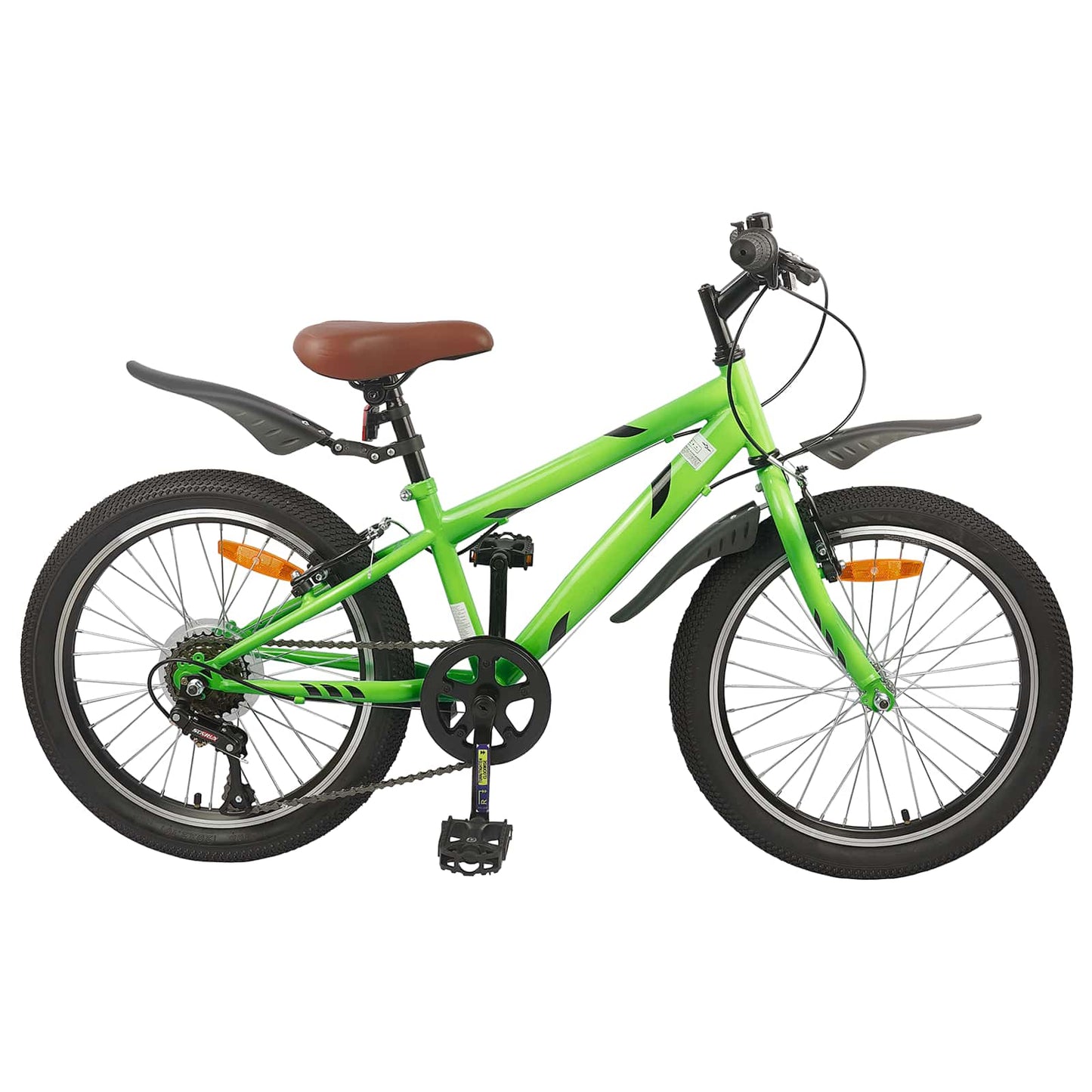 Kinderfahrrad 24 Zoll 6-Speed für 8-12 Jahre alt Grün