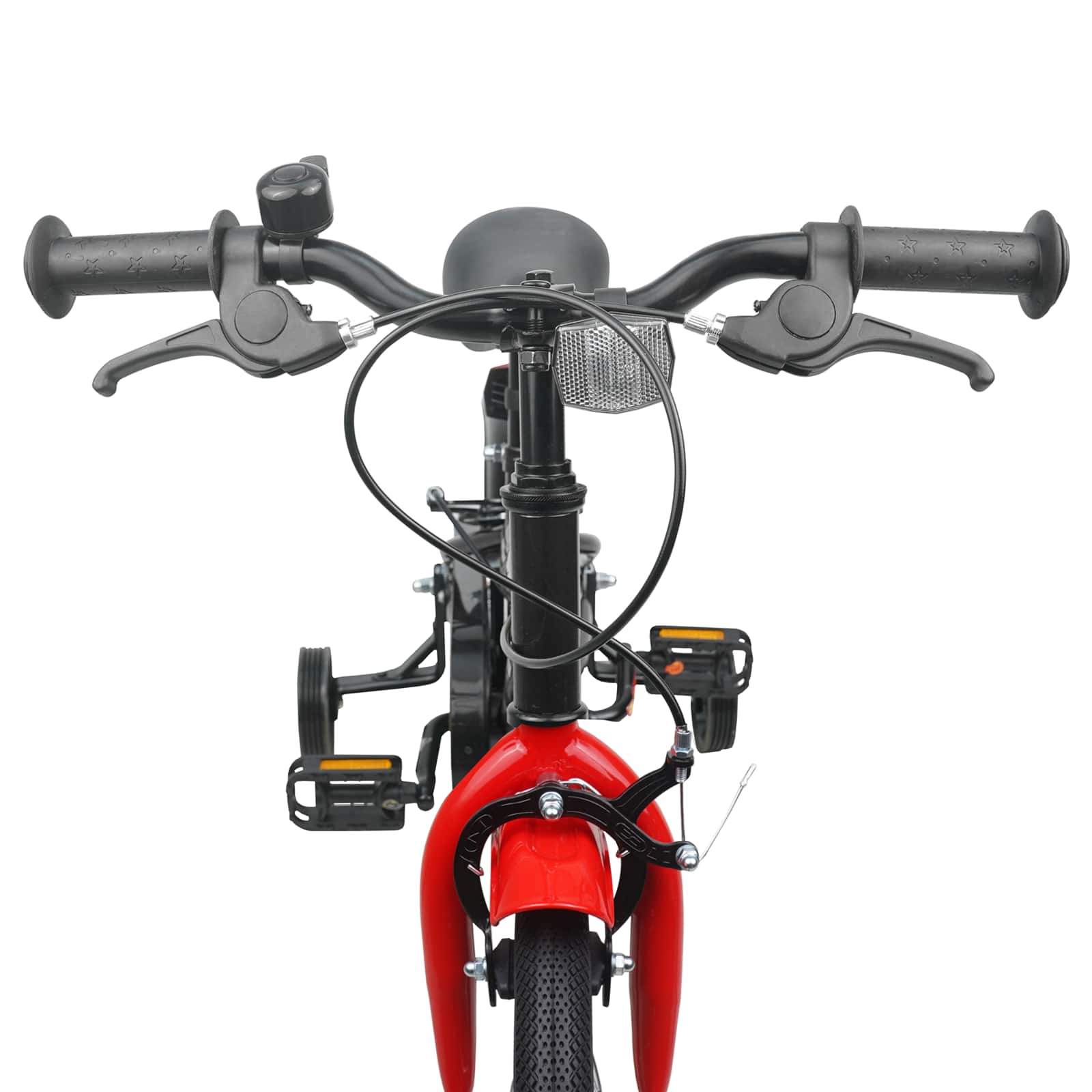 Kinderfahrrad 12 Zoll for 2 to 4 years old Schwarz Rot