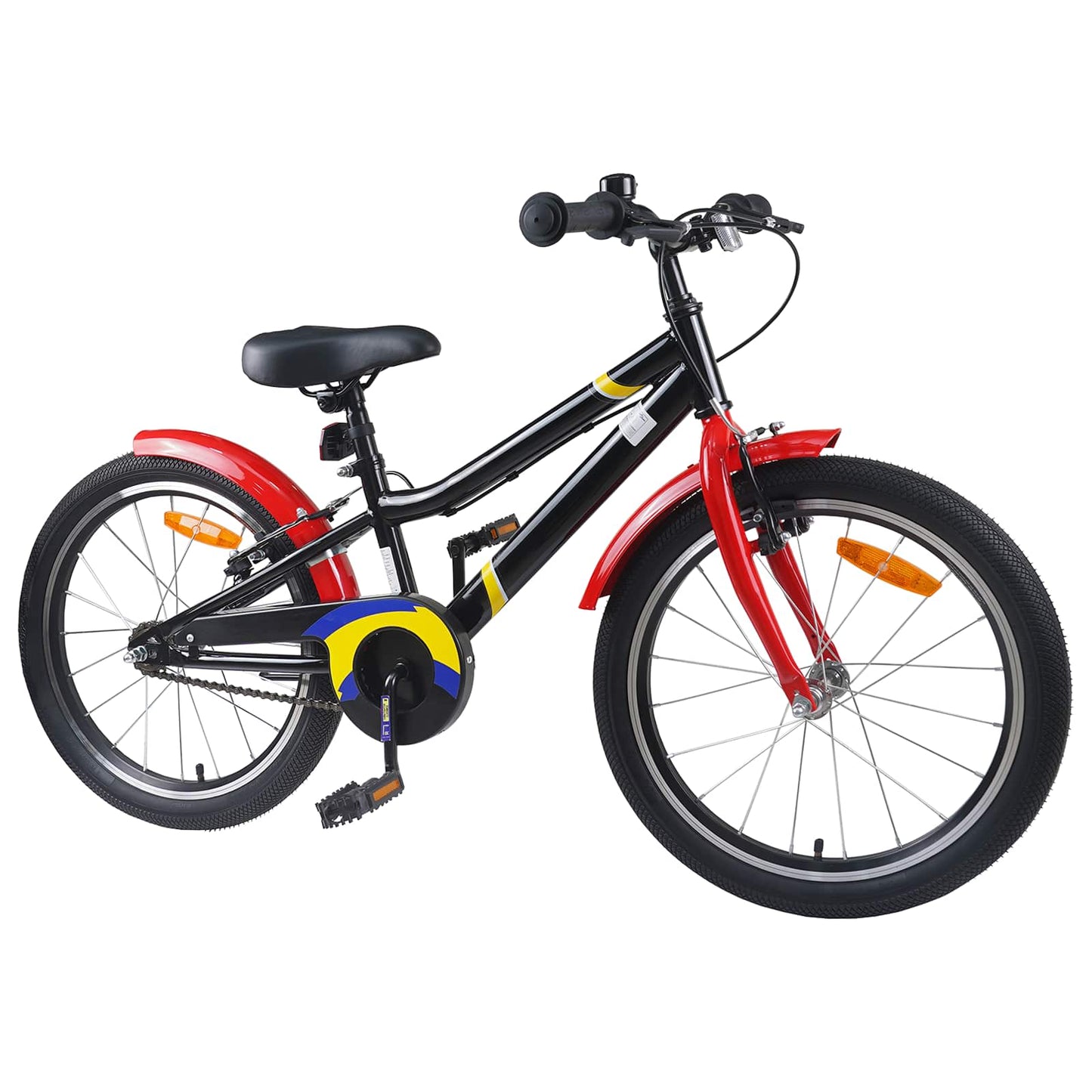 Kinderfahrrad 22 Zoll for 7-12 Years Old Rot und Schwarz