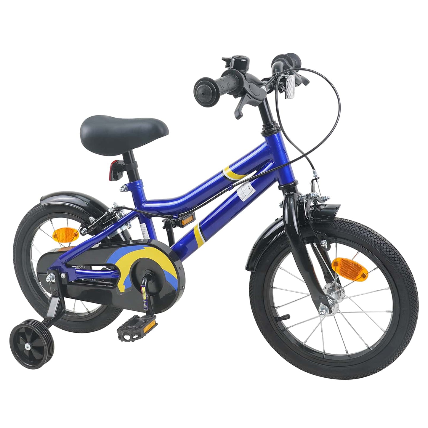 Kinderfahrrad 12 Zoll for 2 to 4 years old Blau und Schwarz