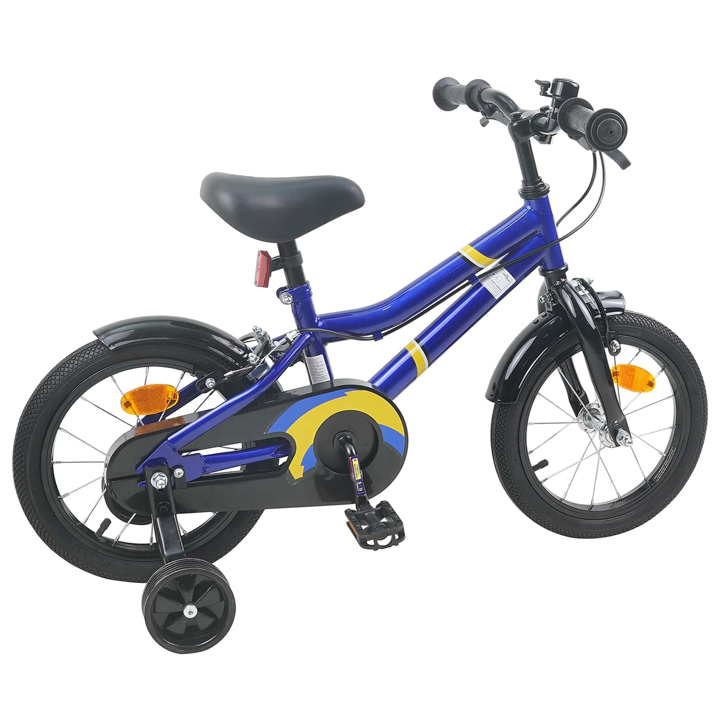 Kinderfahrrad 16 Zoll for 4-6 Years Old Blau Weiß