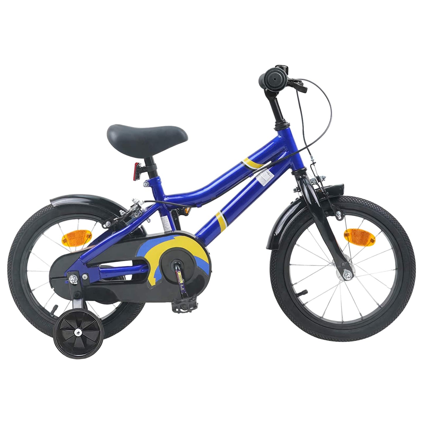 Kinderfahrrad 16 Zoll for 4-6 Years Old Blau Weiß