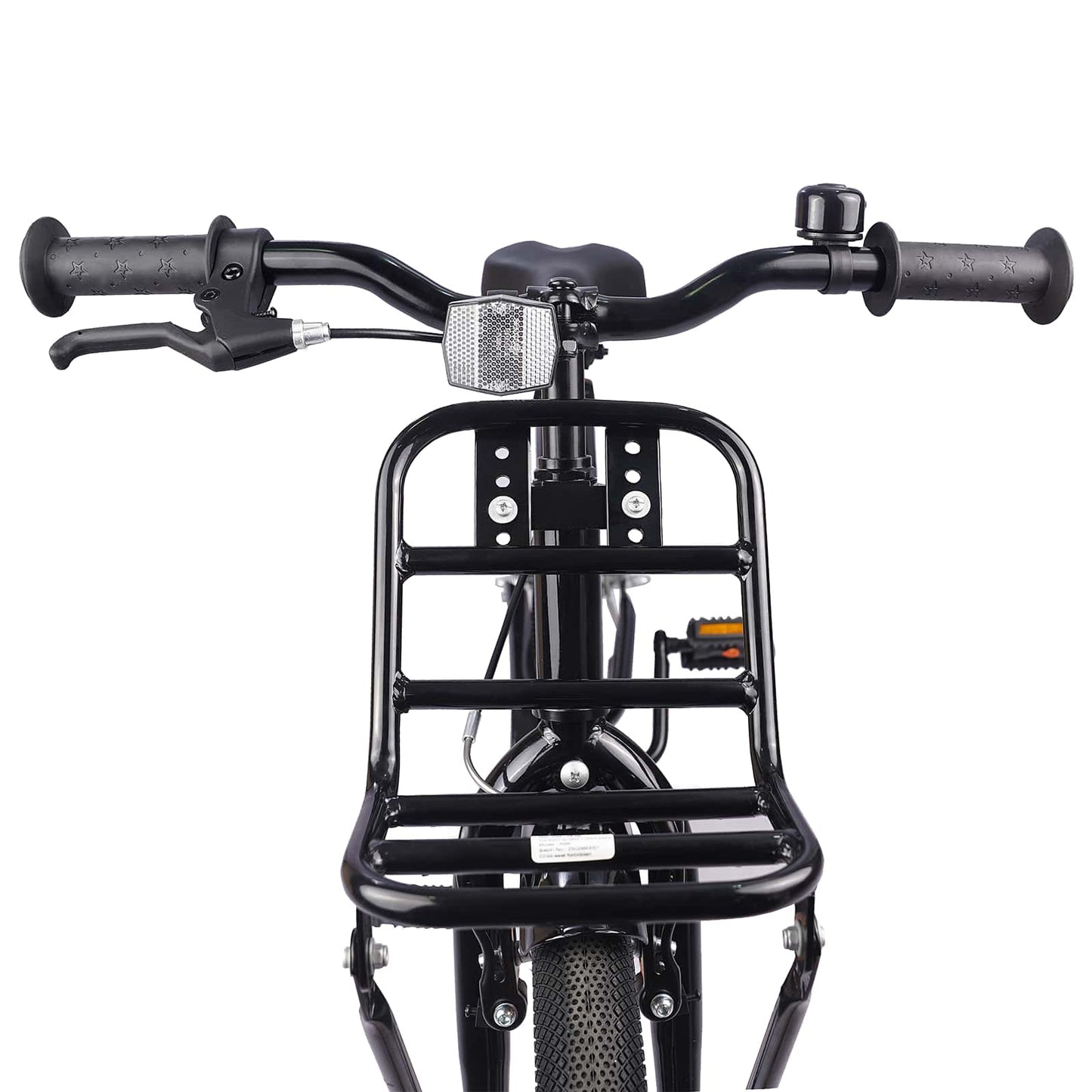 Kinderfahrrad 18 Zoll for 5-7 Years Old Orange Schwarz