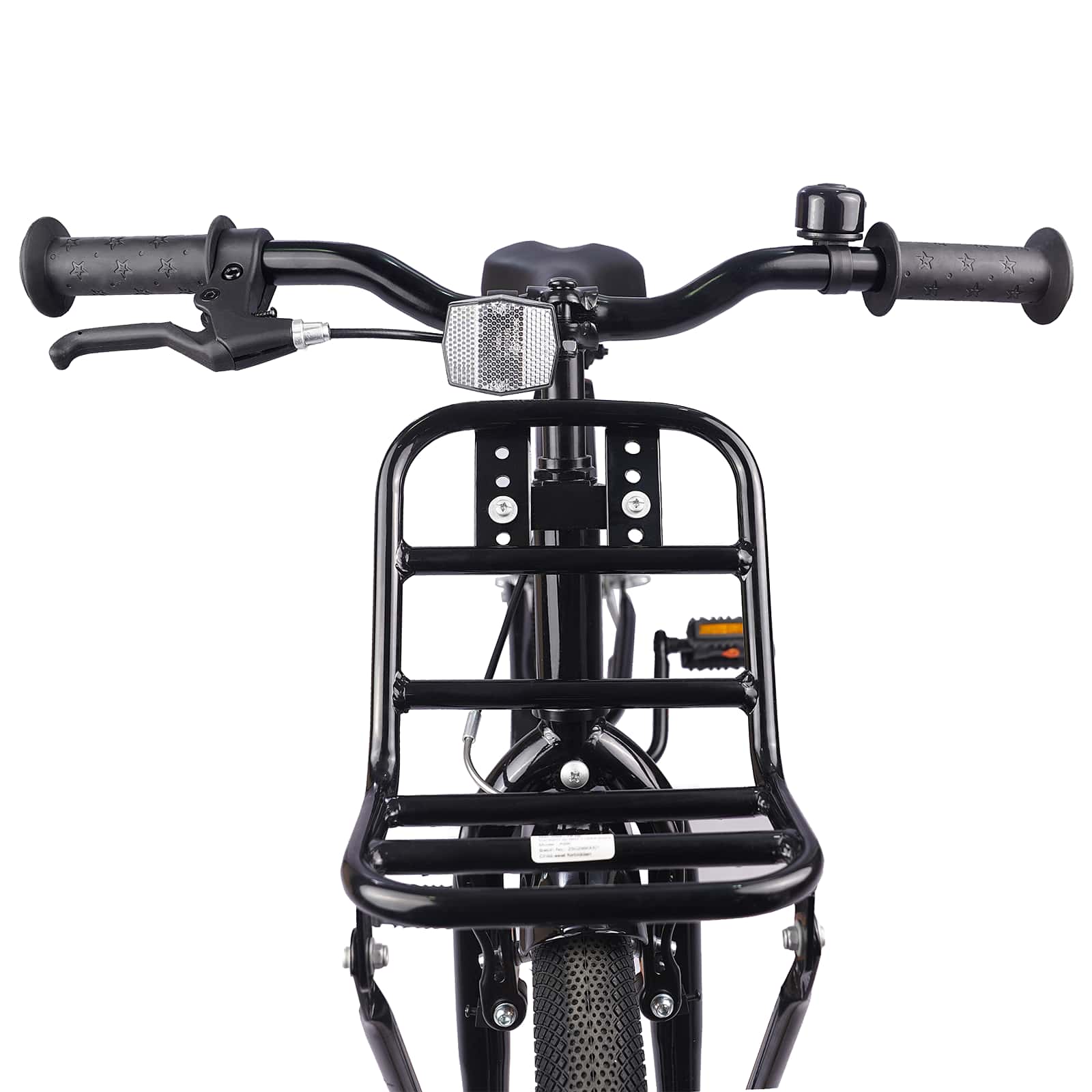 Kinderfahrrad 18 Zoll for 5-7 Years Old Orange Schwarz