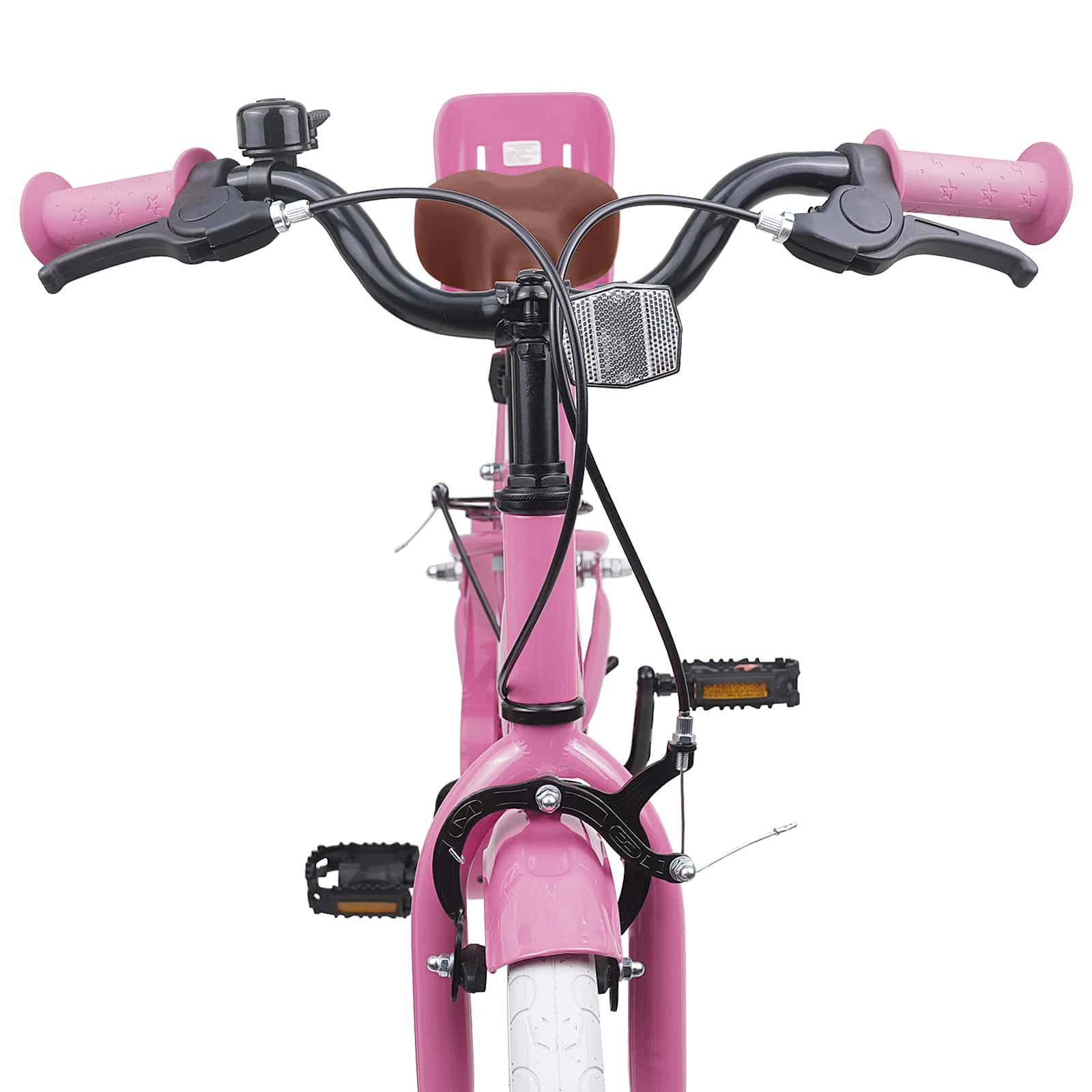 Kinderfahrrad 18 Zoll for 5-7 Years Old Hellrosa