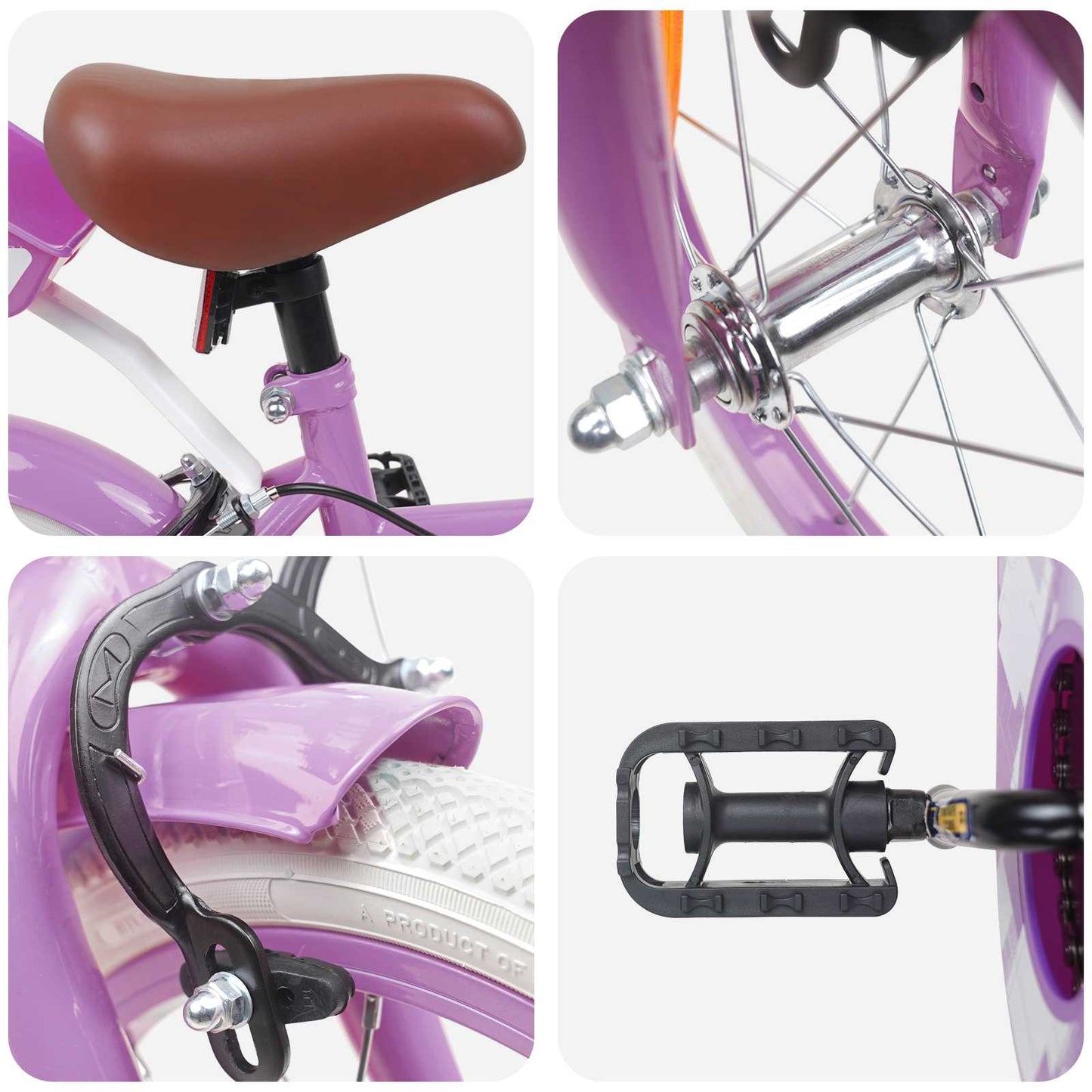 Kinderfahrrad 12 Zoll for 2 to 4 years old Lila