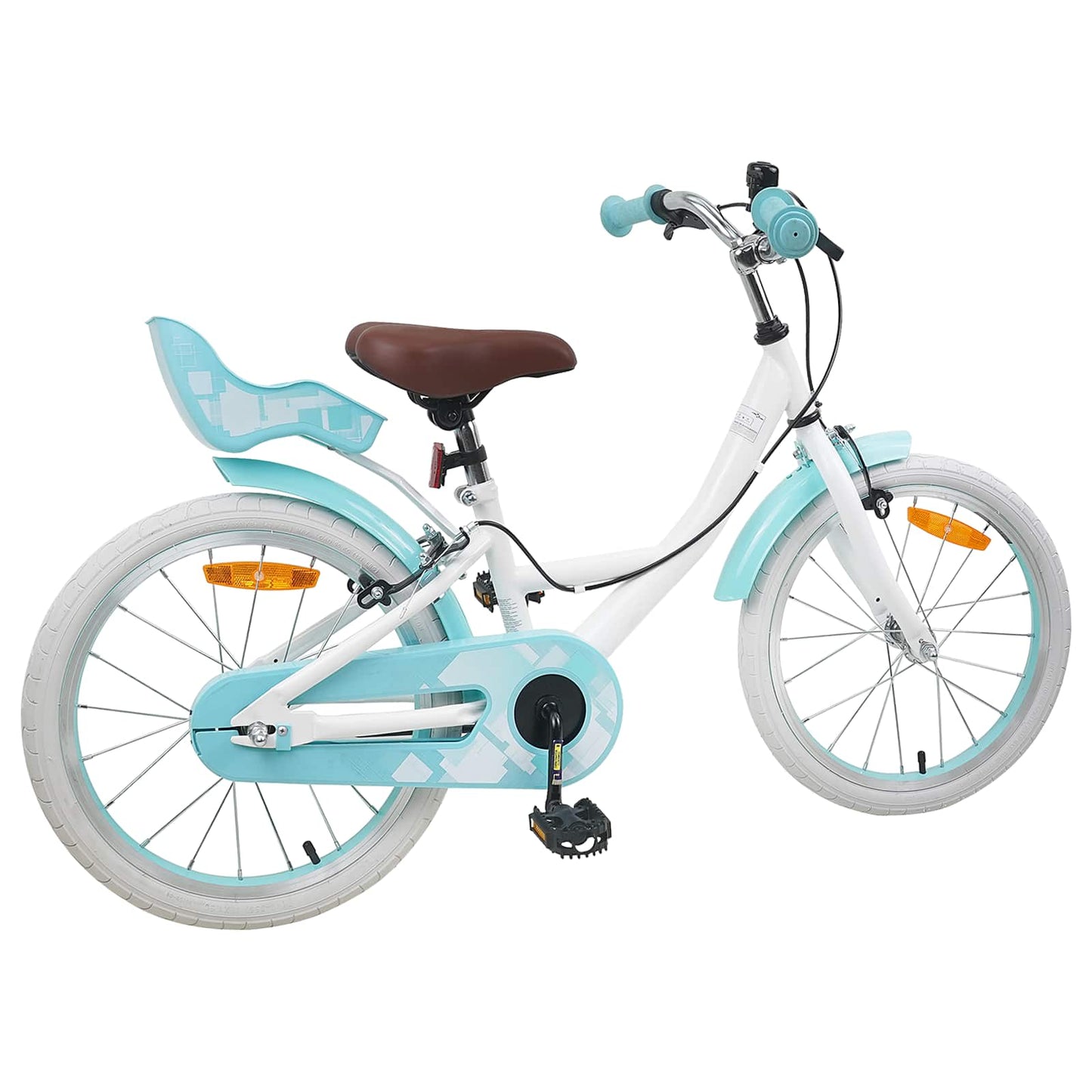Kinderfahrrad 18 Zoll for 5-7 Years Old Weiß