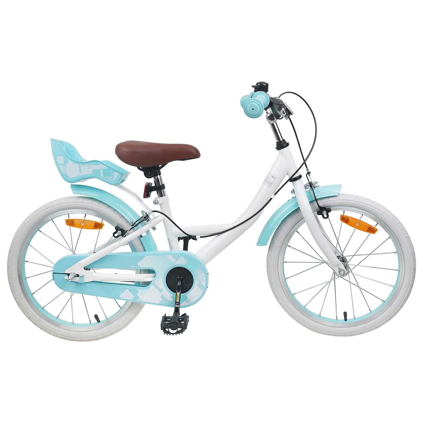 Kinderfahrrad 18 Zoll for 5-7 Years Old Weiß