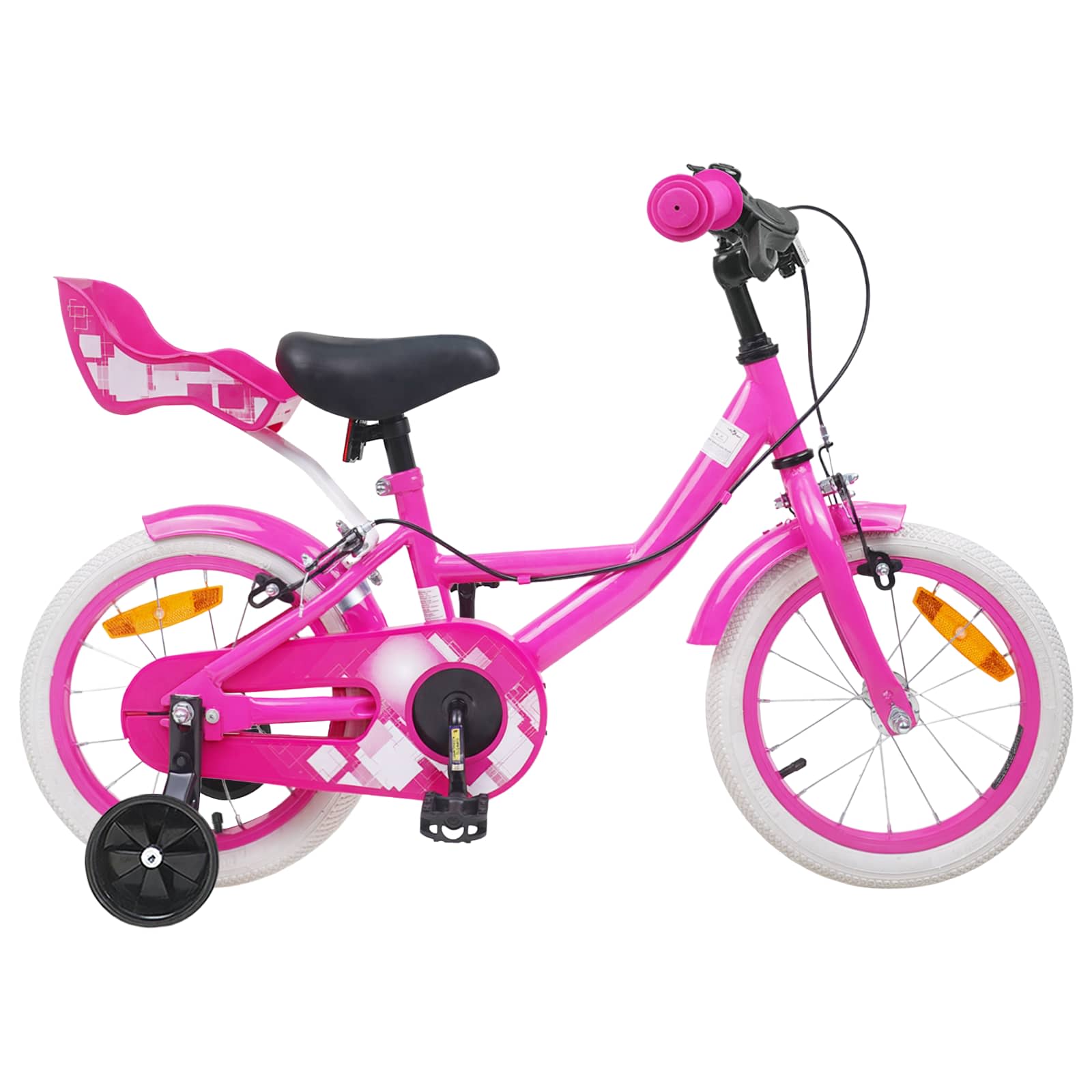 Kinderfahrrad 12 Zoll for 2 to 4 years old Rosa