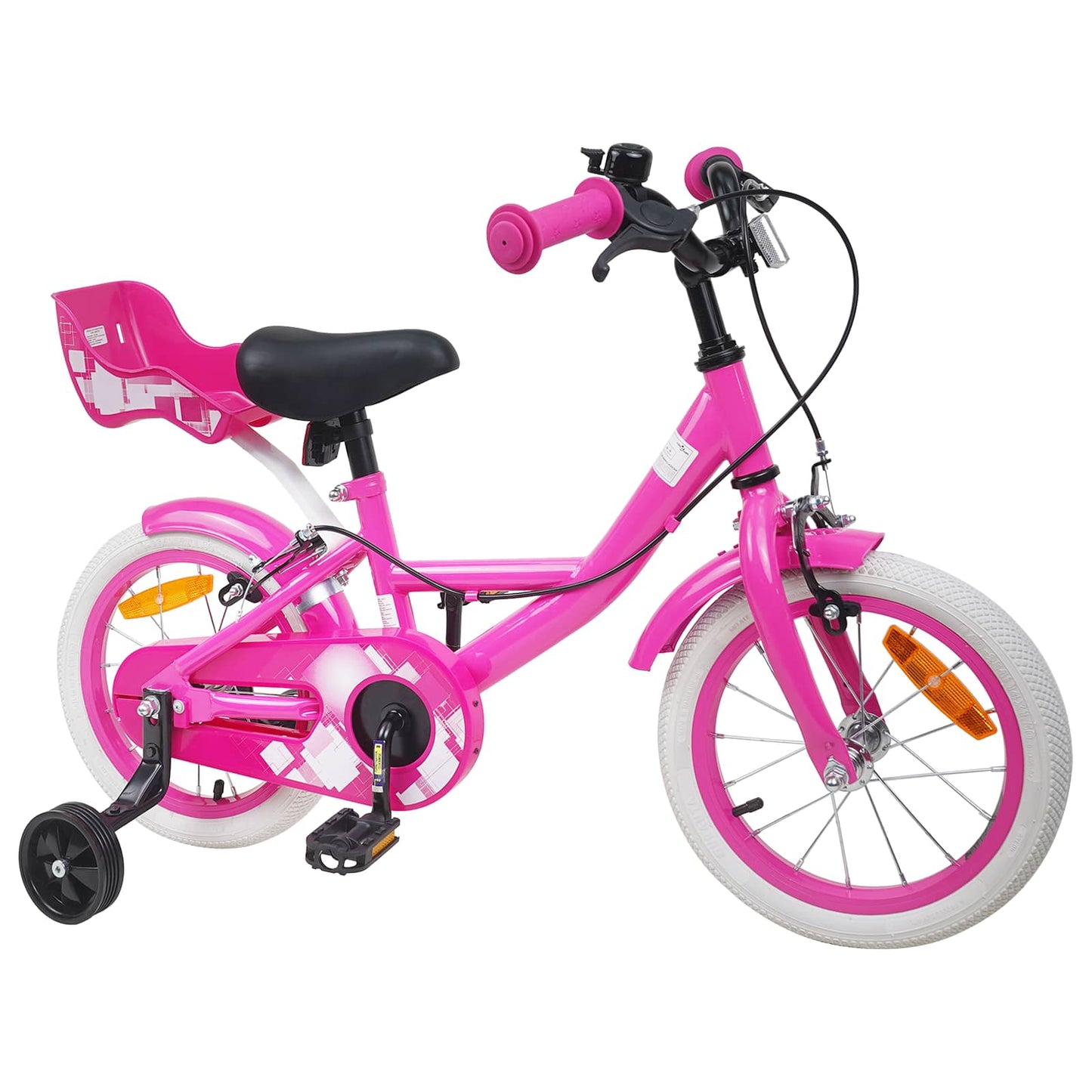 Kinderfahrrad 16 Zoll for 4-6 Years Old Rosa