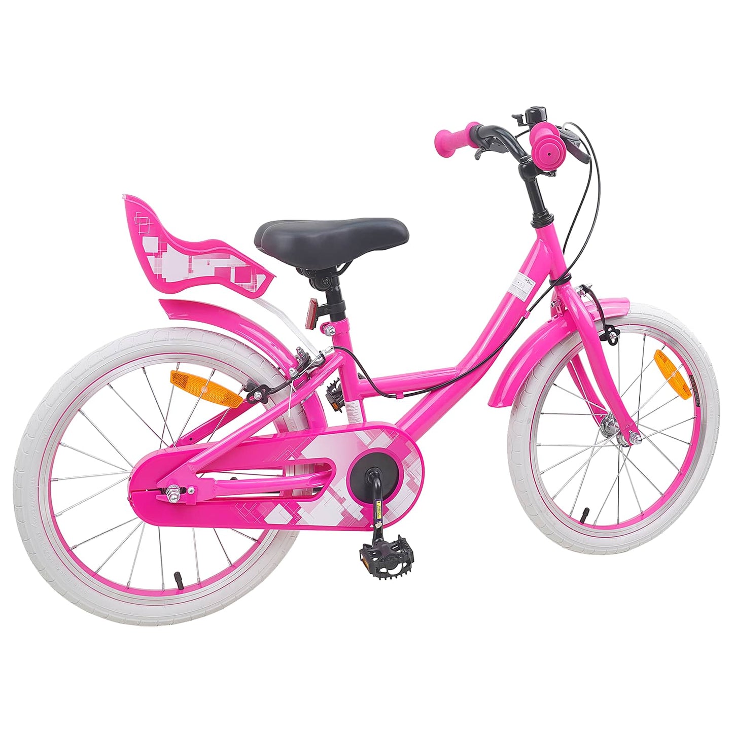 Kinderfahrrad 18 Zoll for 5-7 Years Old Rosa
