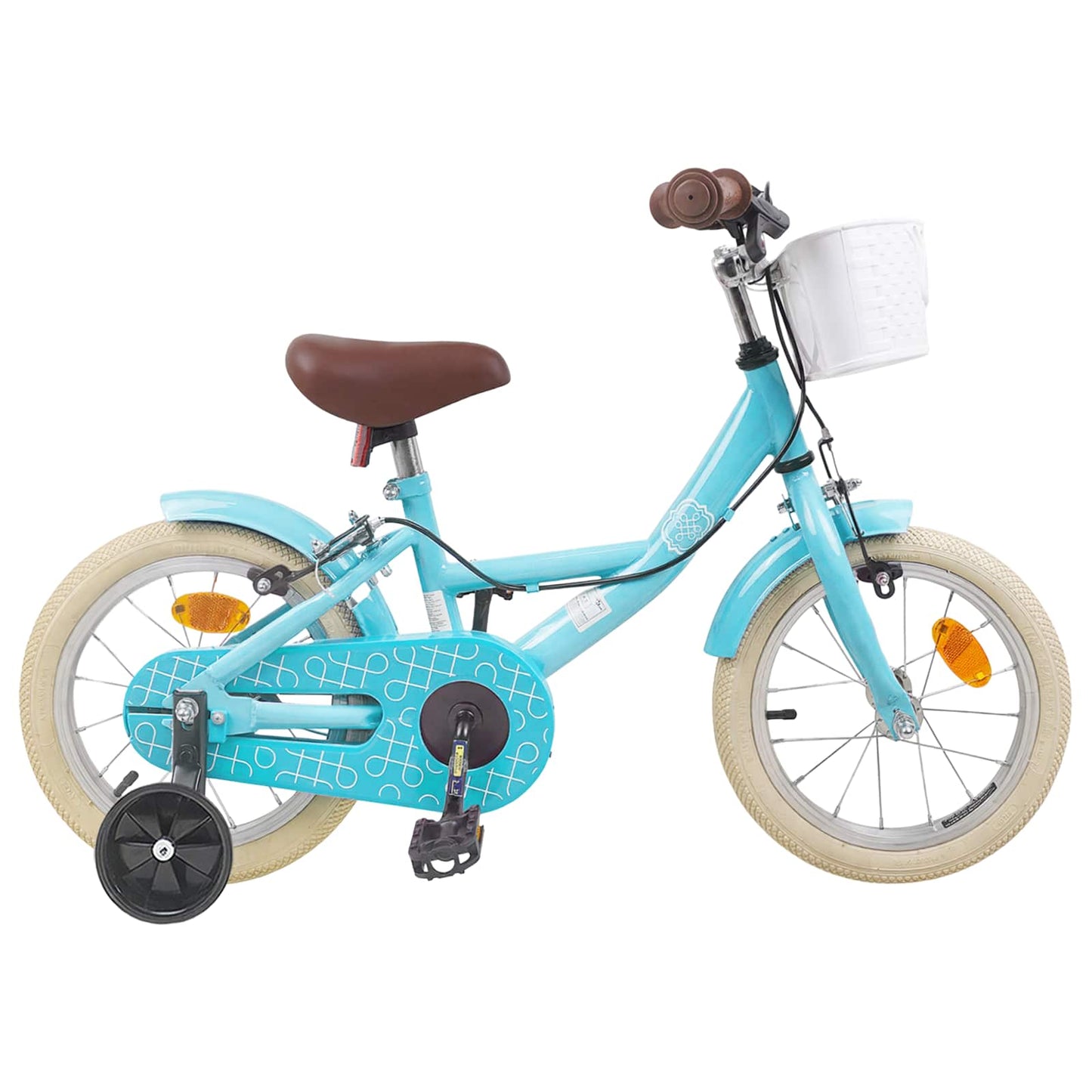 Kinderfahrrad 14 Zoll für 3-5 Jahre alt Himmelblau