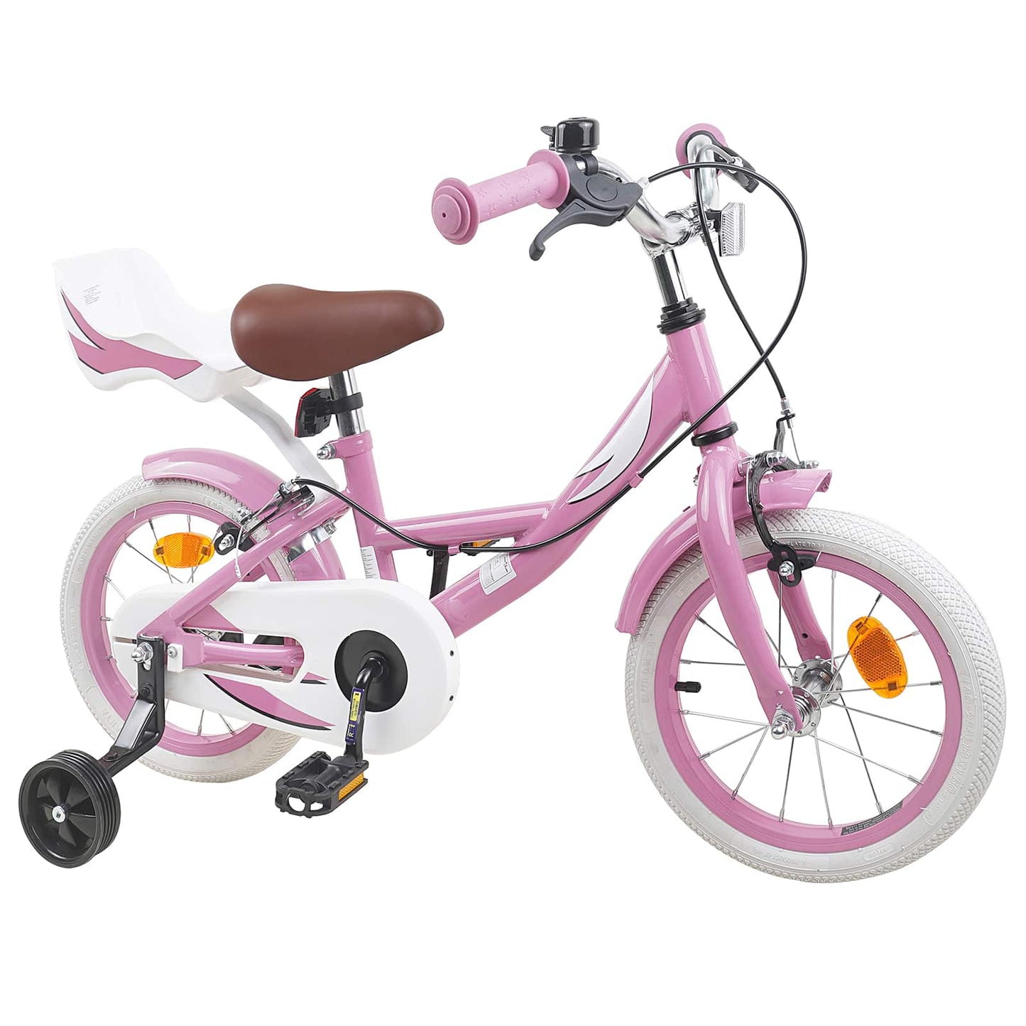 Kinderfahrrad 12 Zoll for 2 to 4 years old Hellrosa