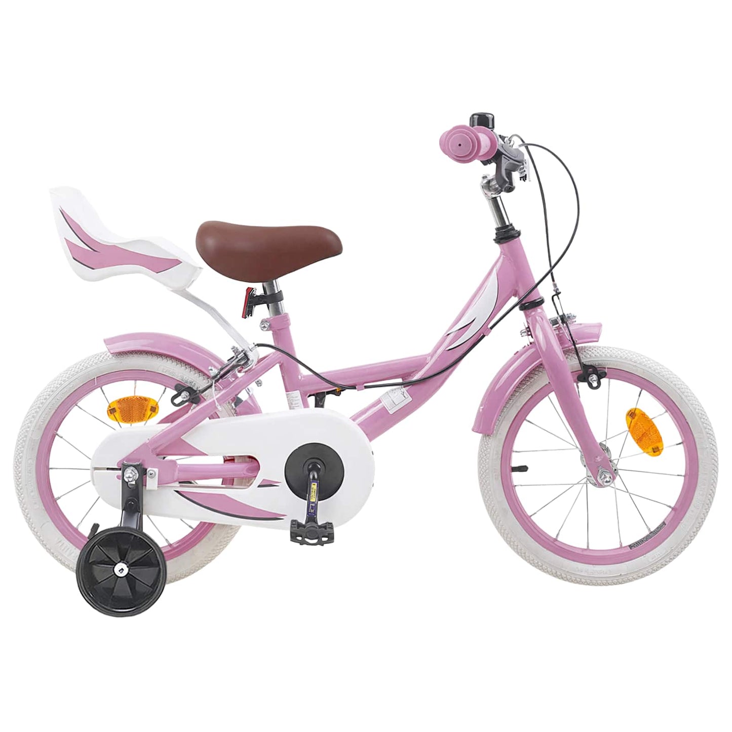Kinderfahrrad 14 Zoll for 3-5 Years Old Hellrosa