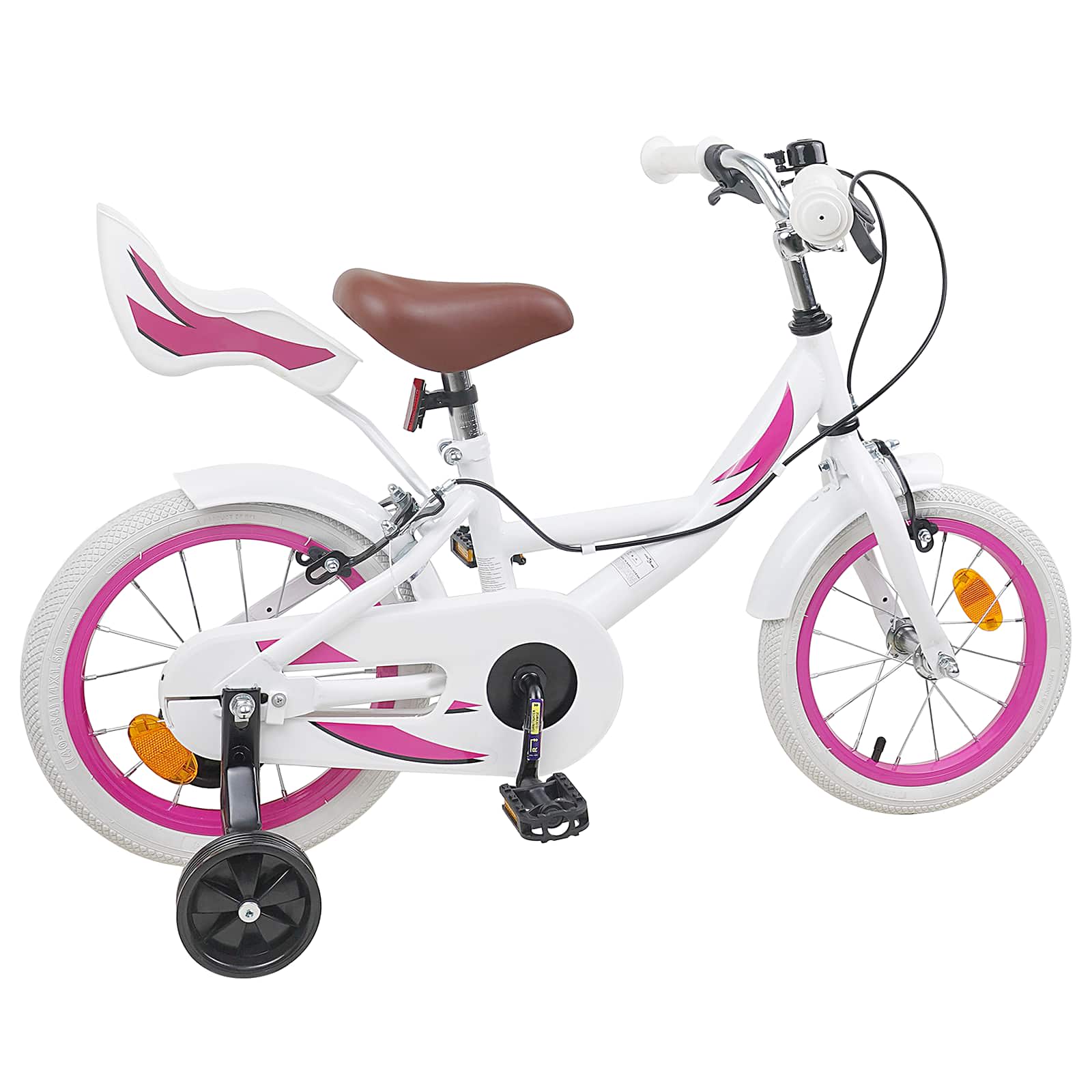 Kinderfahrrad 16 Zoll for 4-6 Years Old Weiß