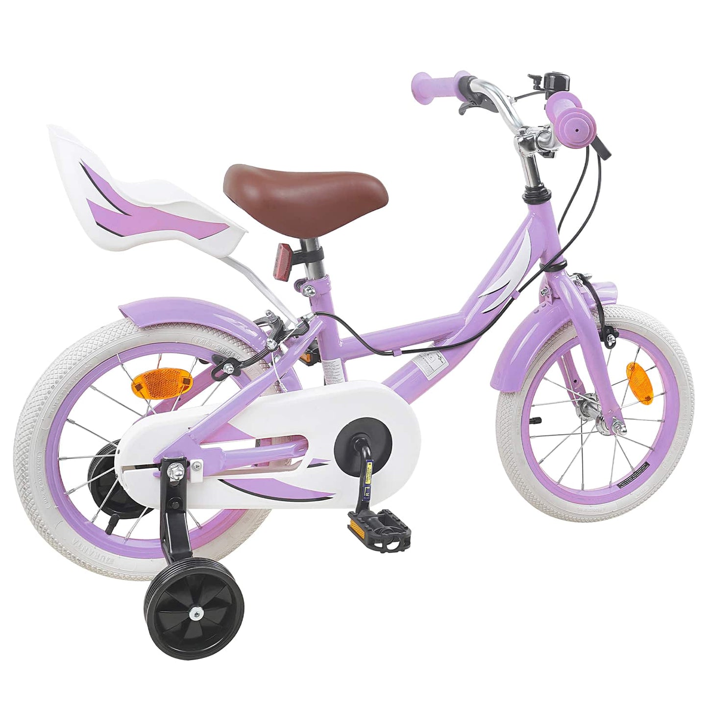 Kinderfahrrad 14 Zoll for 3-5 Years Old Lila
