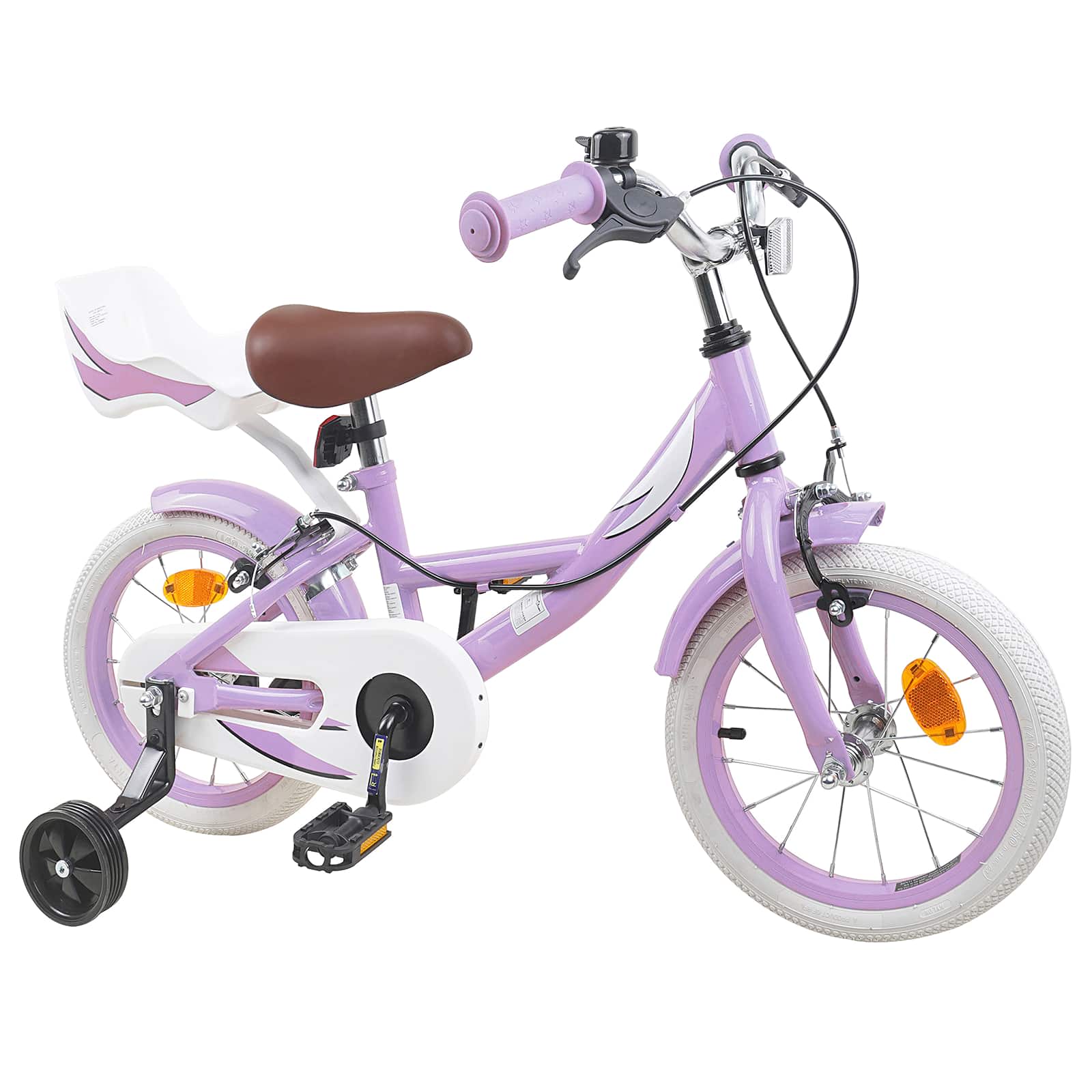 Kinderfahrrad 16 Zoll for 4-6 Years Old Lila