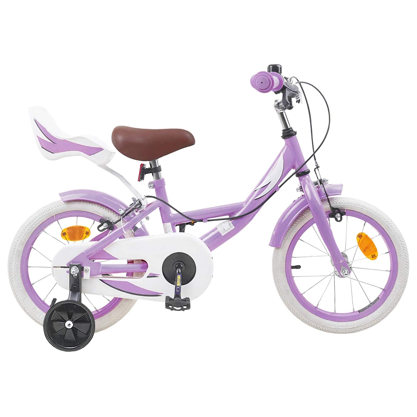 Kinderfahrrad 16 Zoll for 4-6 Years Old Lila
