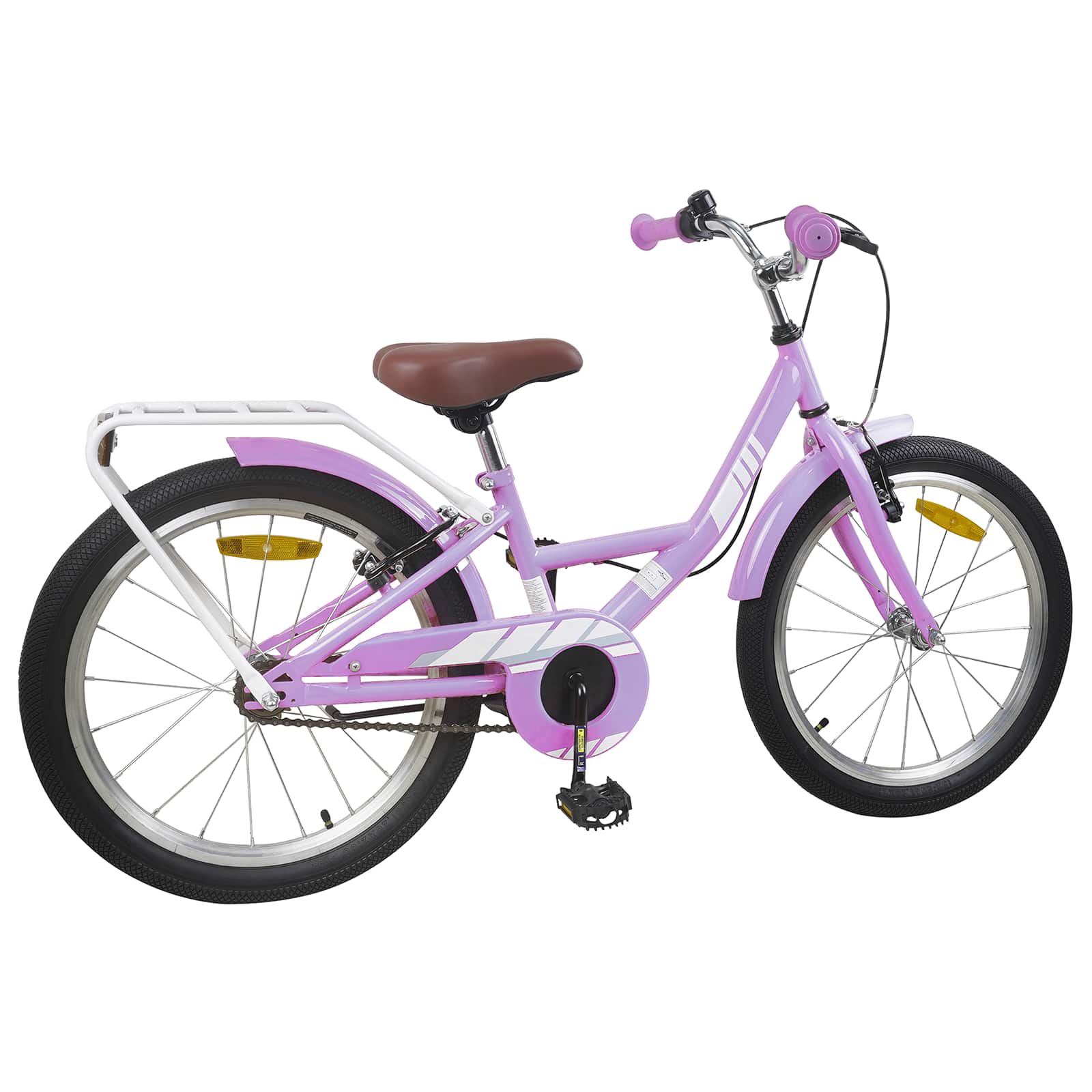 Kinderfahrrad 18 Zoll für 5-7 Jahre alt Lila