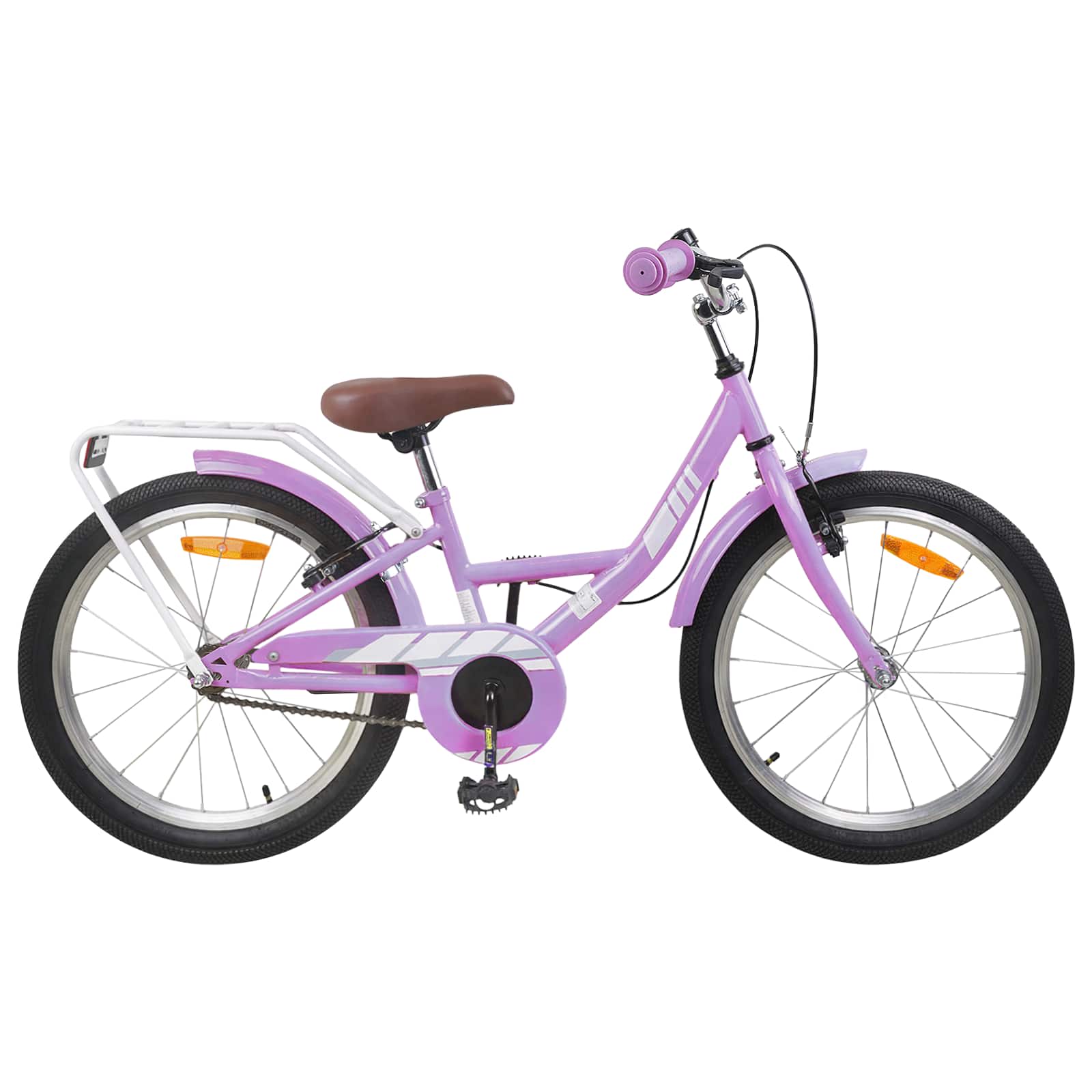 Kinderfahrrad 18 Zoll für 5-7 Jahre alt Lila
