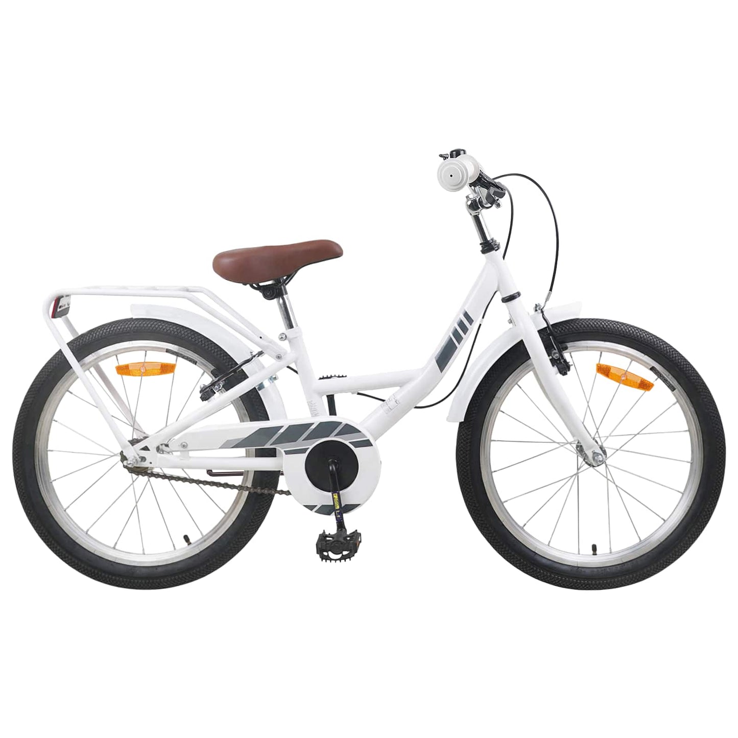Kinderfahrrad 18 Zoll für 5-7 Jahre alt Weiß