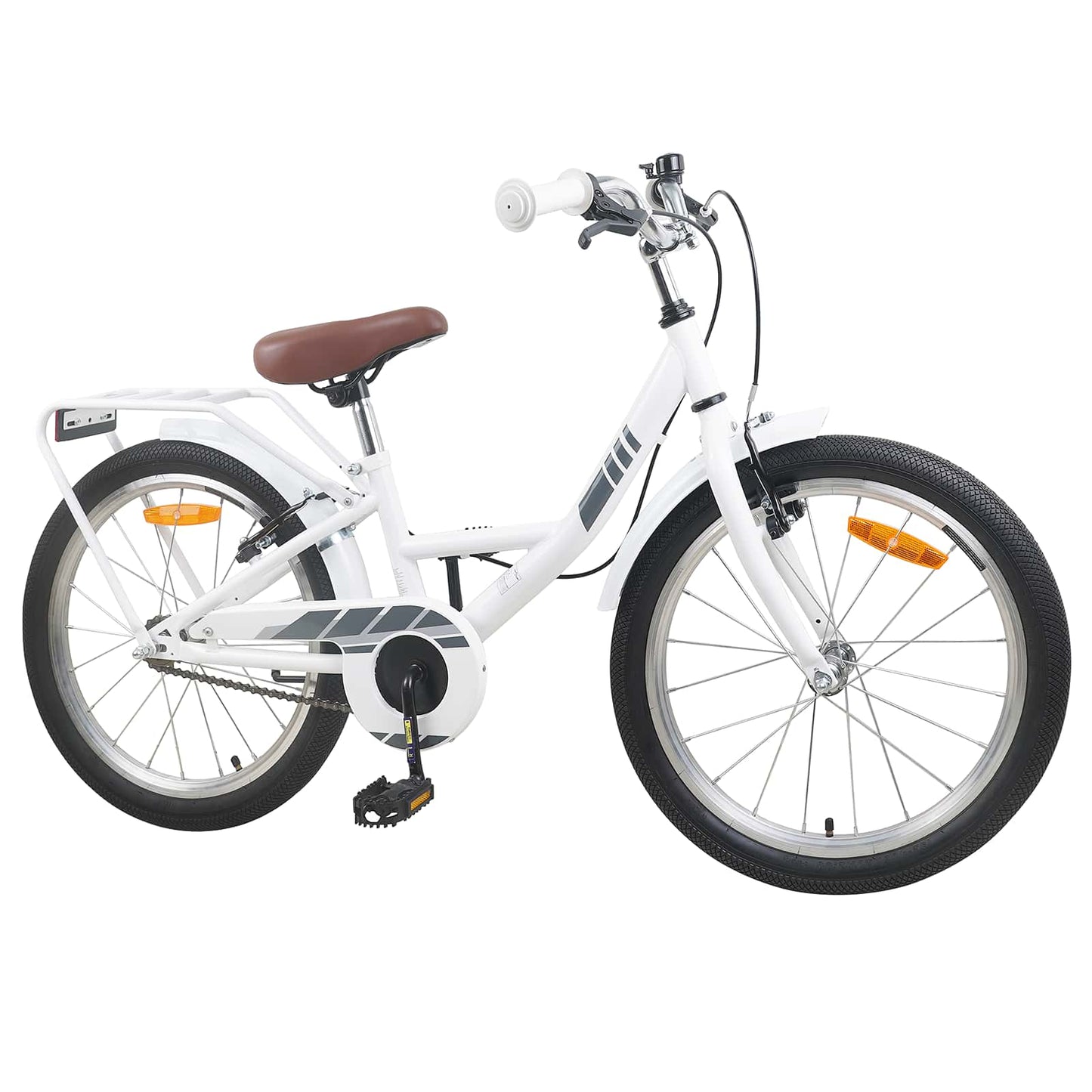 Kinderfahrrad 20 Zoll für 6-11 Jahre alt Weiß
