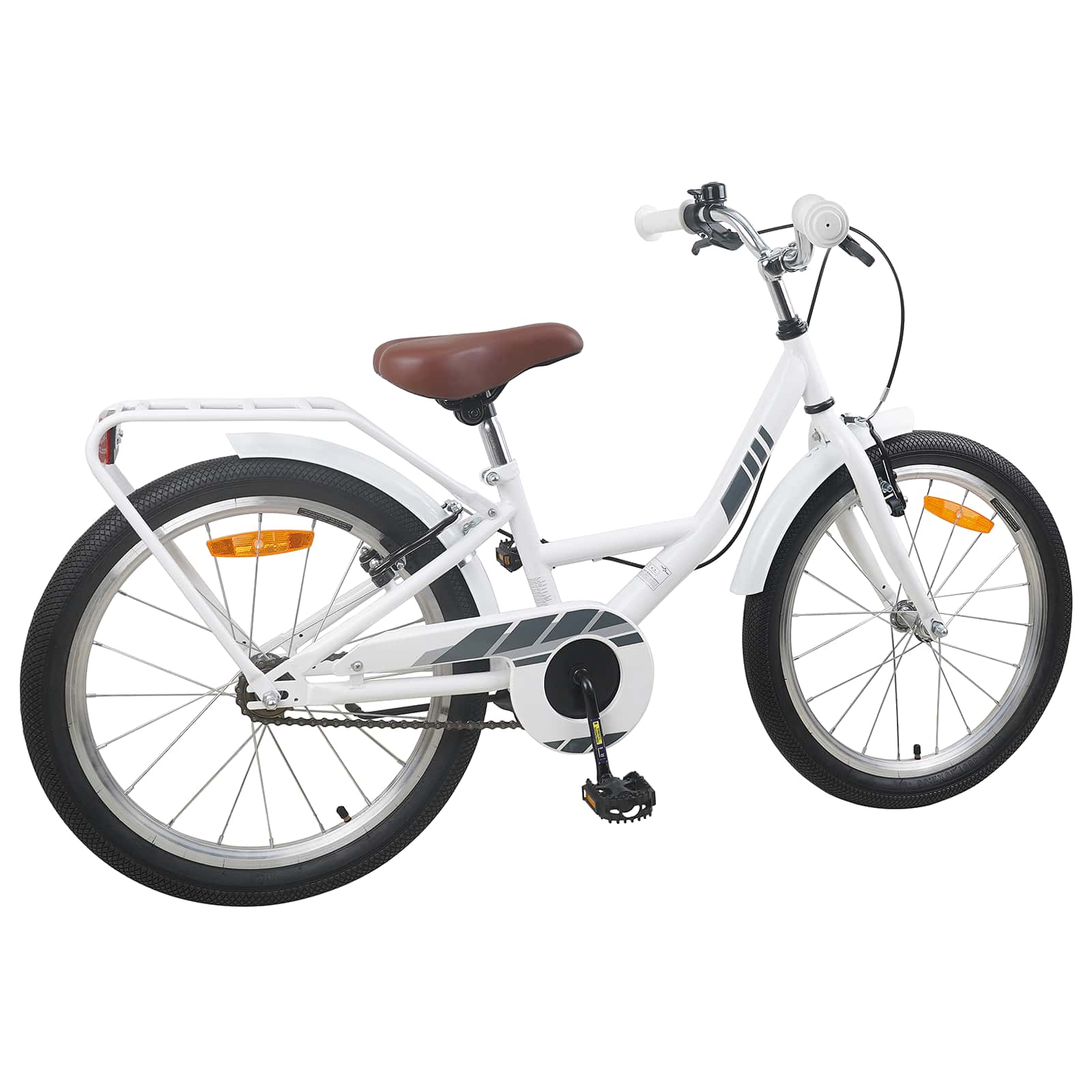 Kinderfahrrad 20 Zoll für 6-11 Jahre alt Weiß
