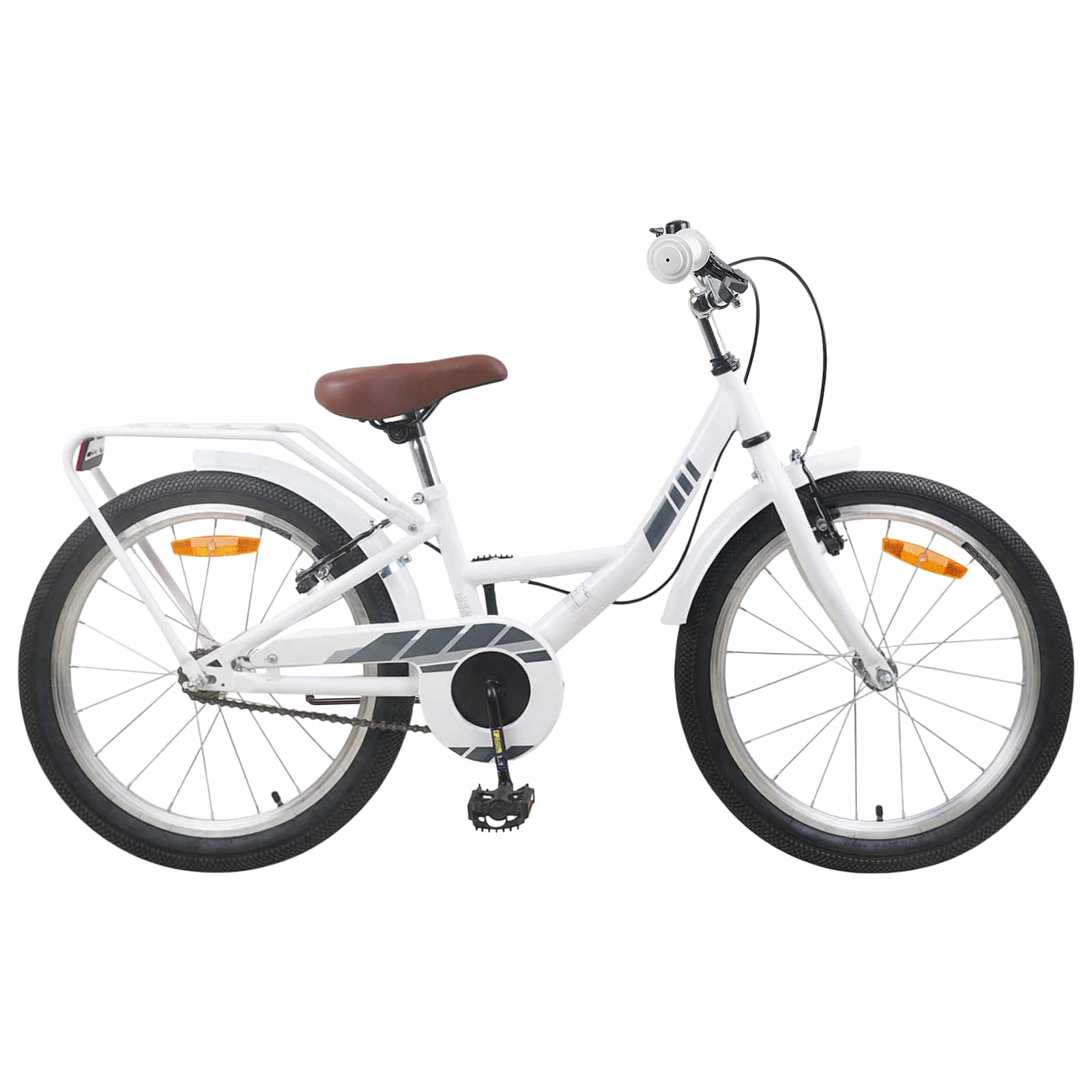 Kinderfahrrad 20 Zoll für 6-11 Jahre alt Weiß