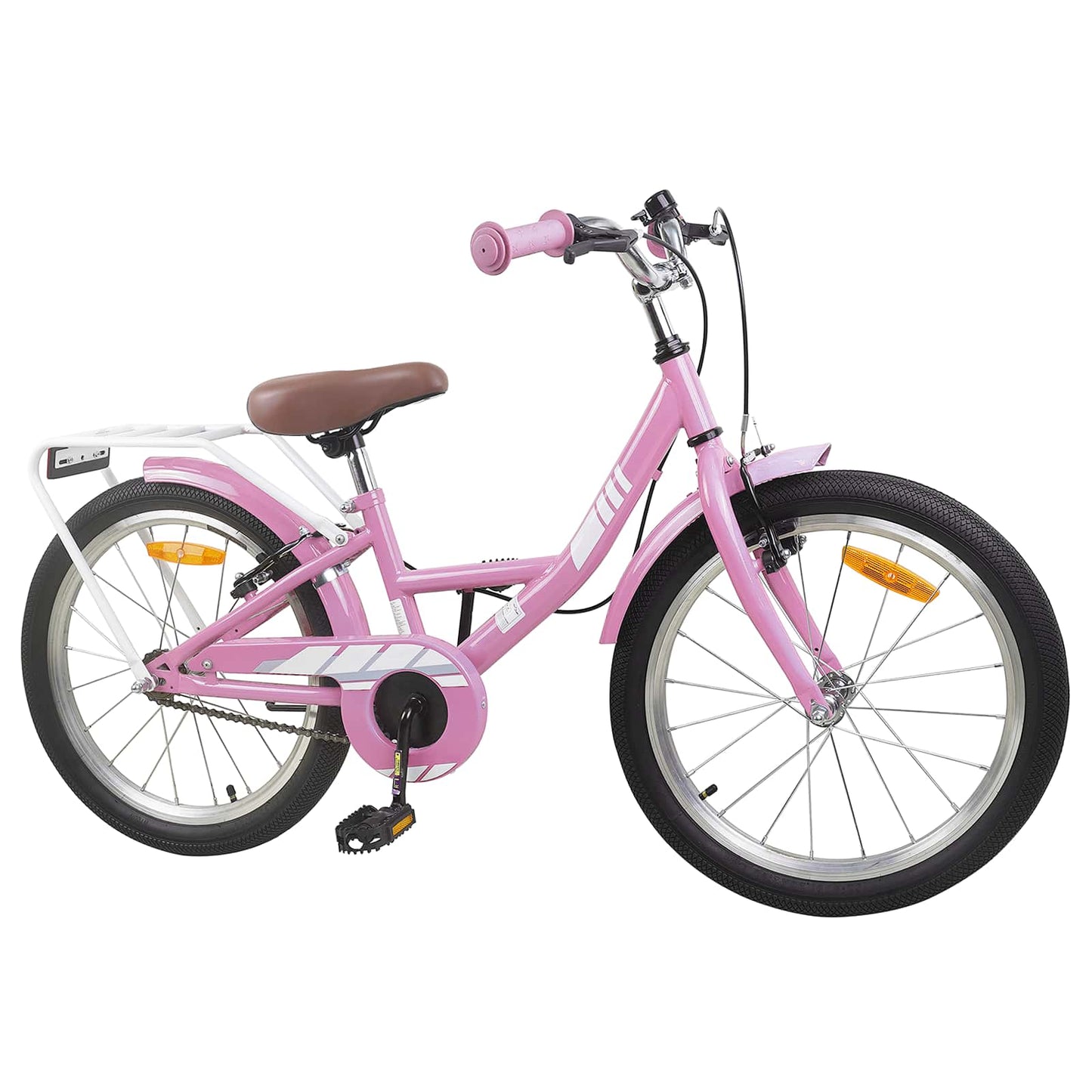 Kinderfahrrad 18 Zoll für 5-7 Jahre alt Hellrosa