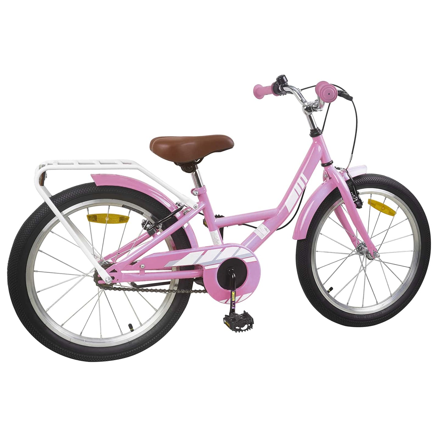 Kinderfahrrad 18 Zoll für 5-7 Jahre alt Hellrosa