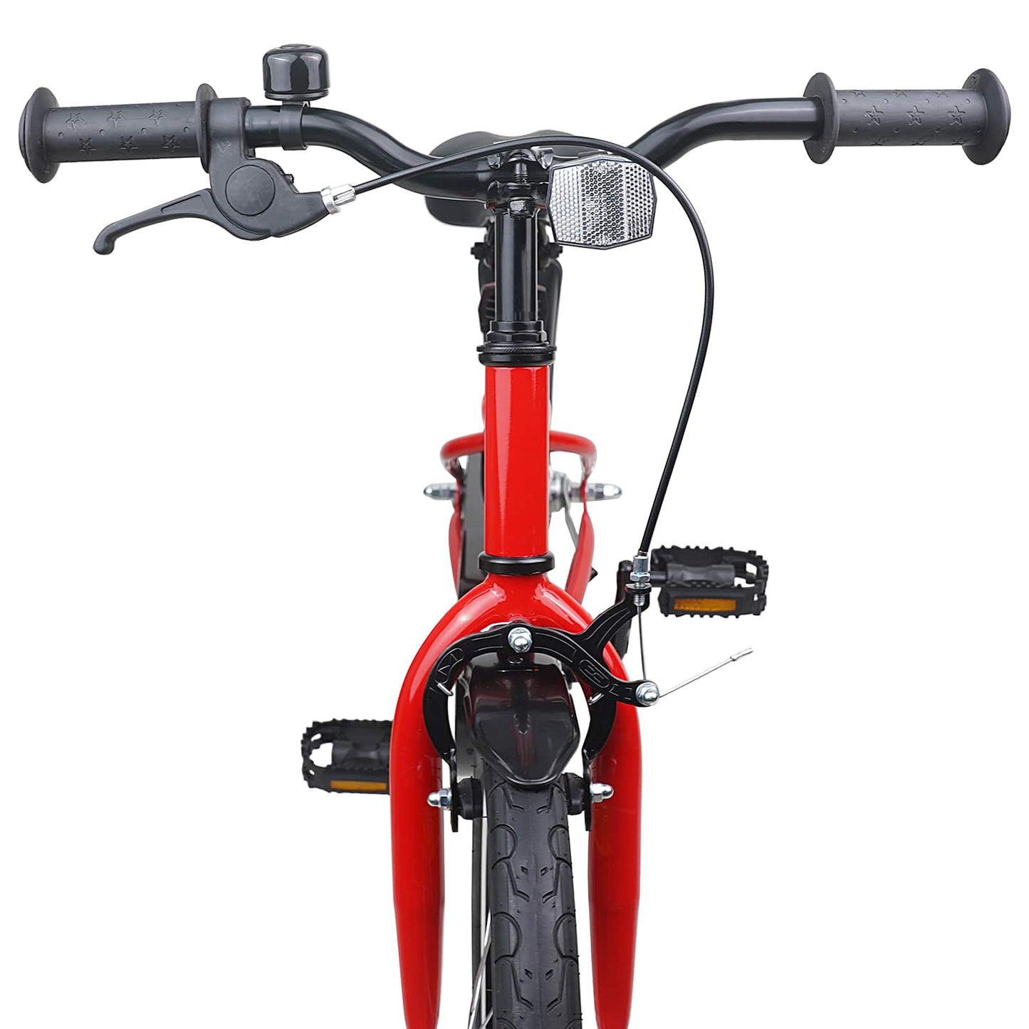 Kinderfahrrad 18 Zoll for 5-7 Years Old Rot