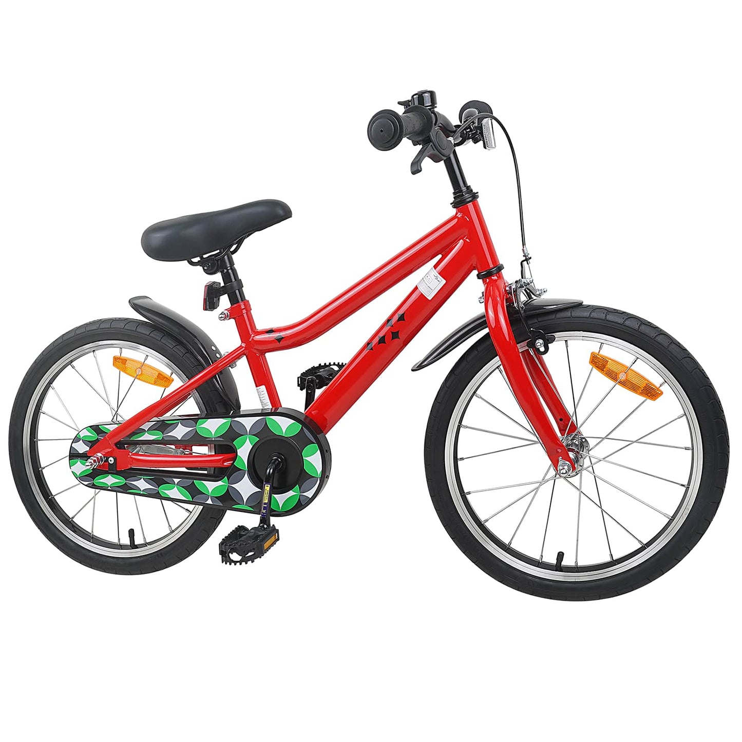 Kinderfahrrad 18 Zoll for 5-7 Years Old Rot