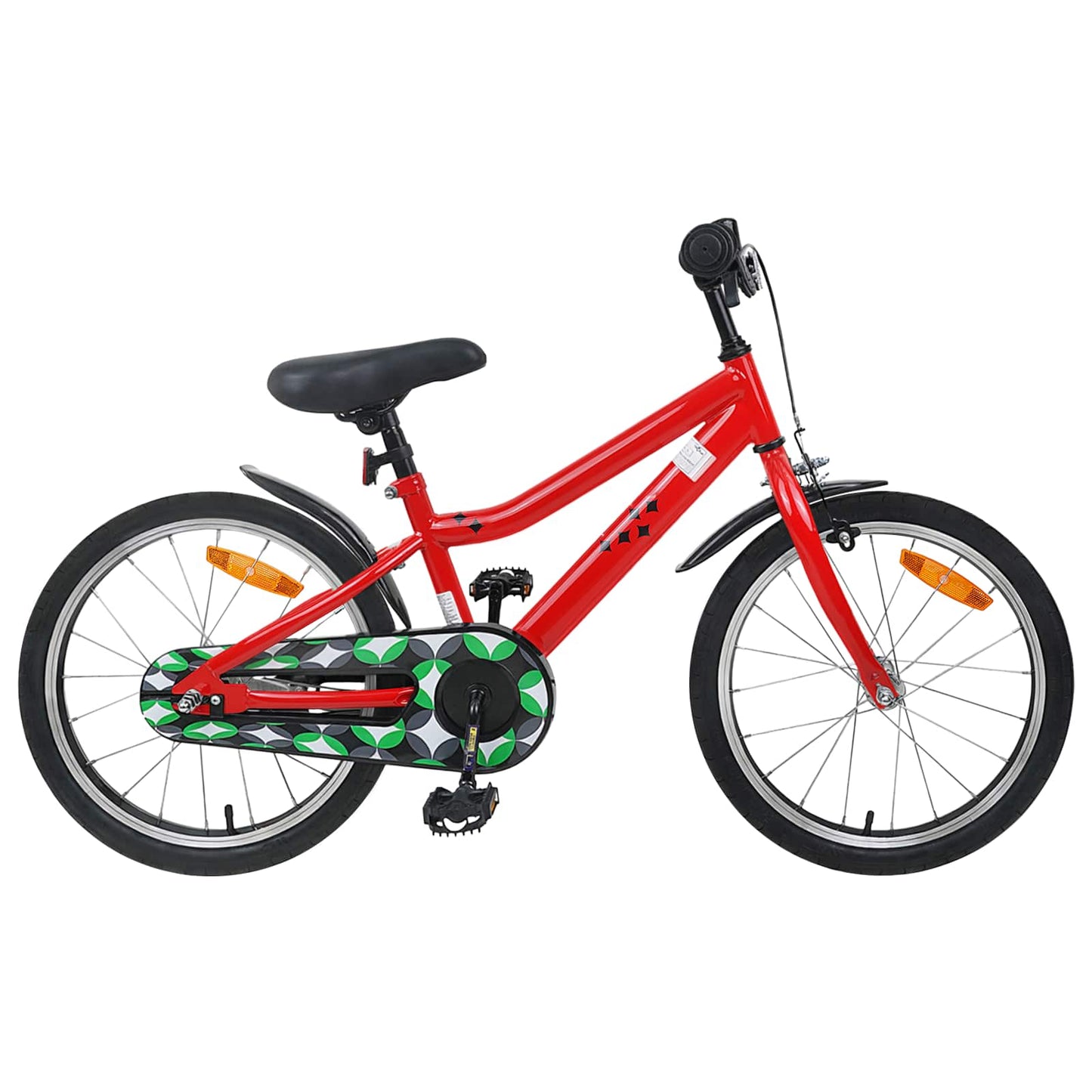 Kinderfahrrad 18 Zoll for 5-7 Years Old Rot