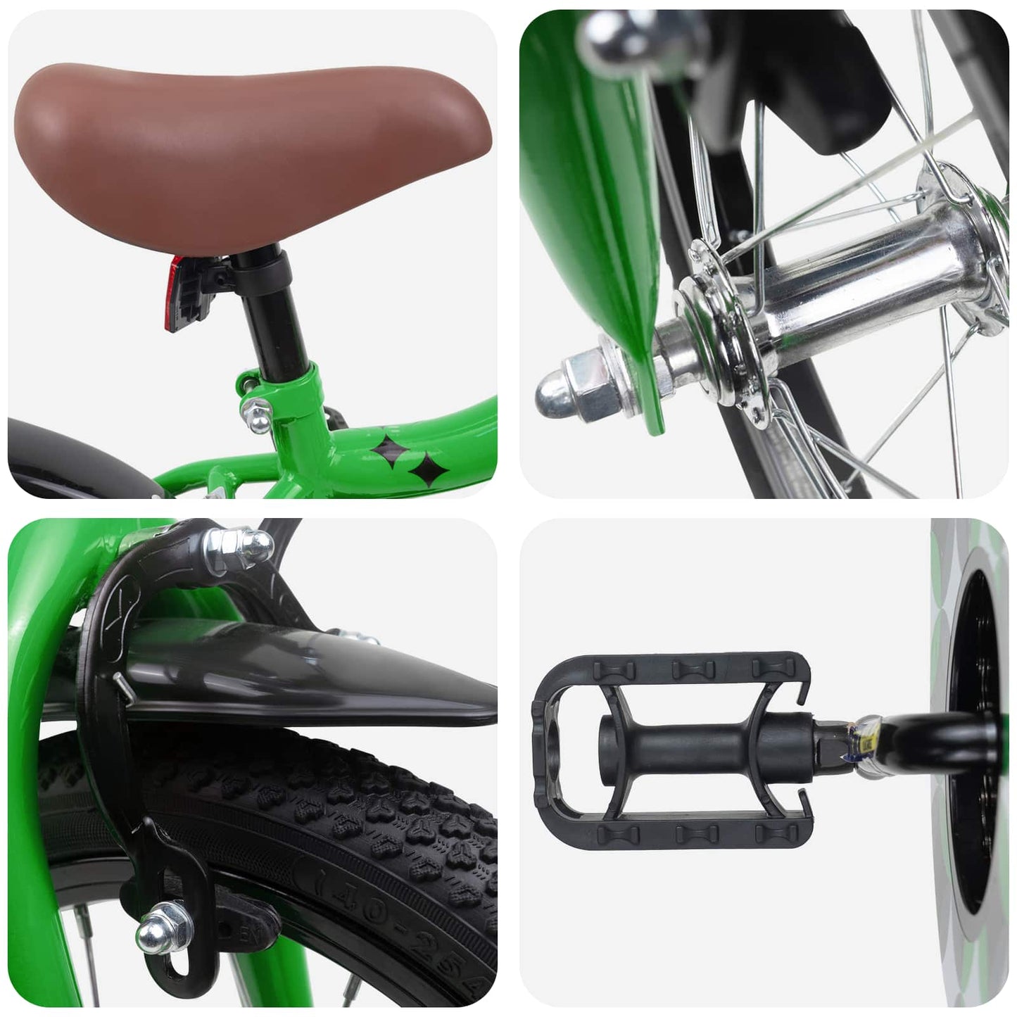 Kinderfahrrad 12 Zoll for 2 to 4 years old Grün