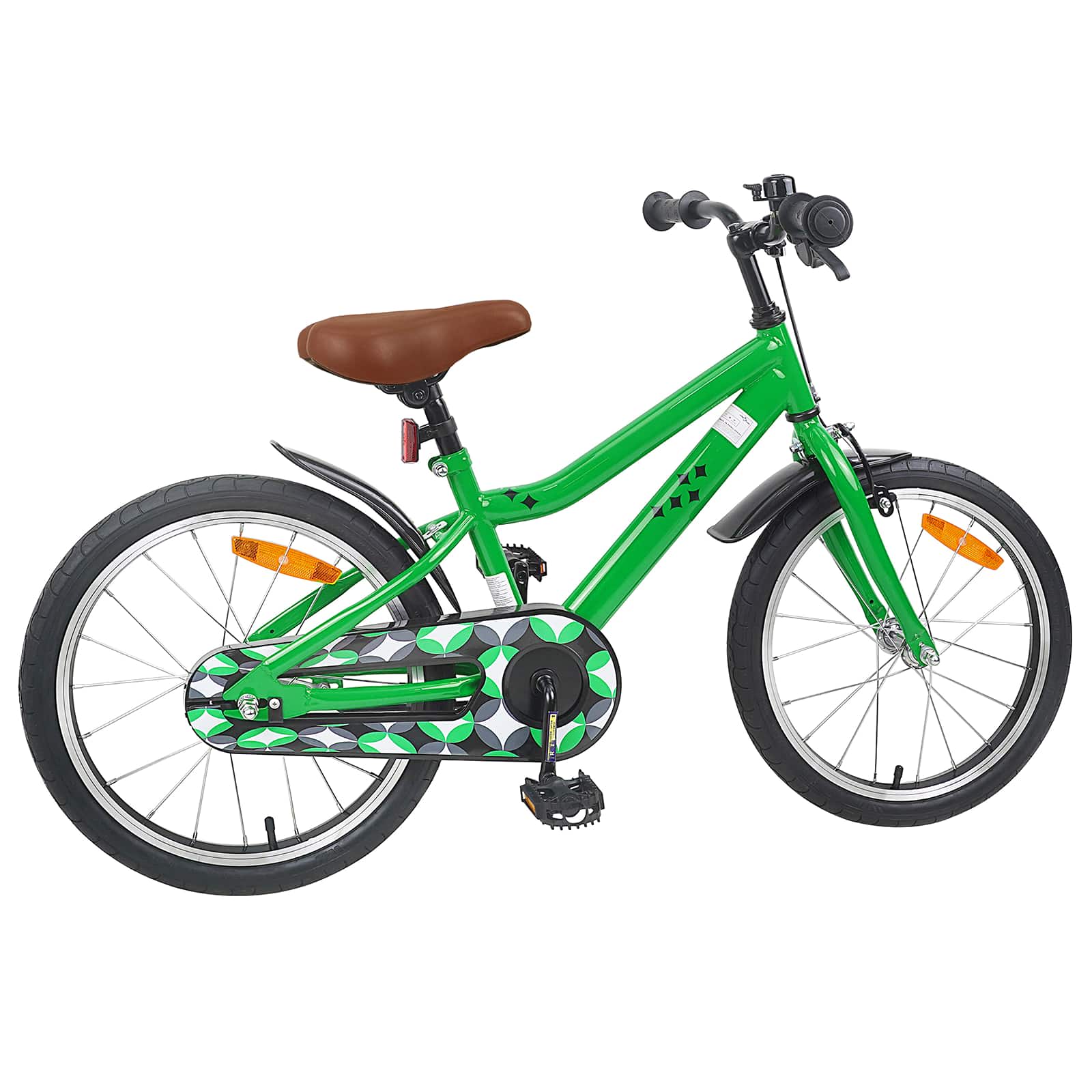 Kinderfahrrad 18 Zoll for 5-7 Years Old Grün