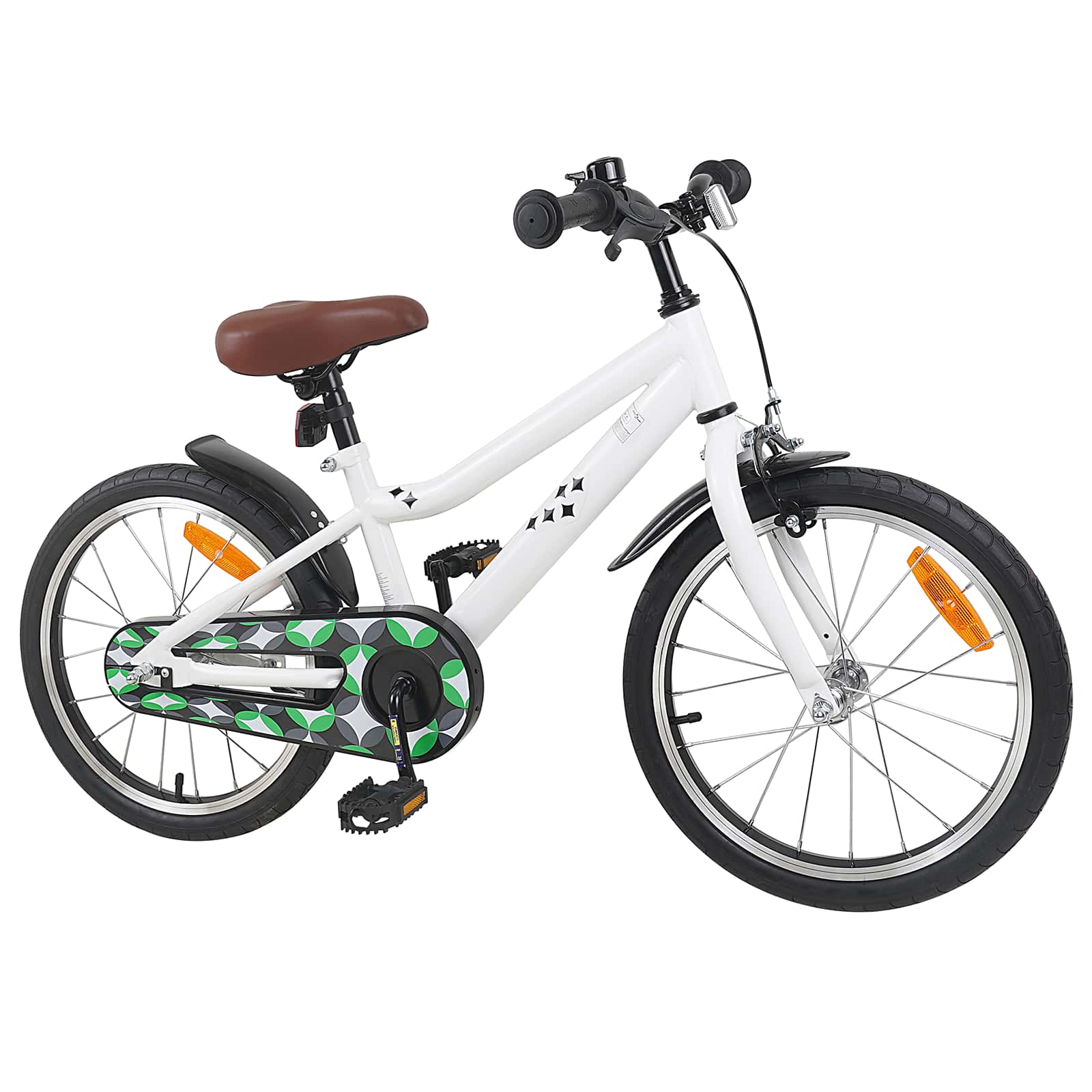 Kinderfahrrad 18 Zoll for 5-7 Years Old Weiß