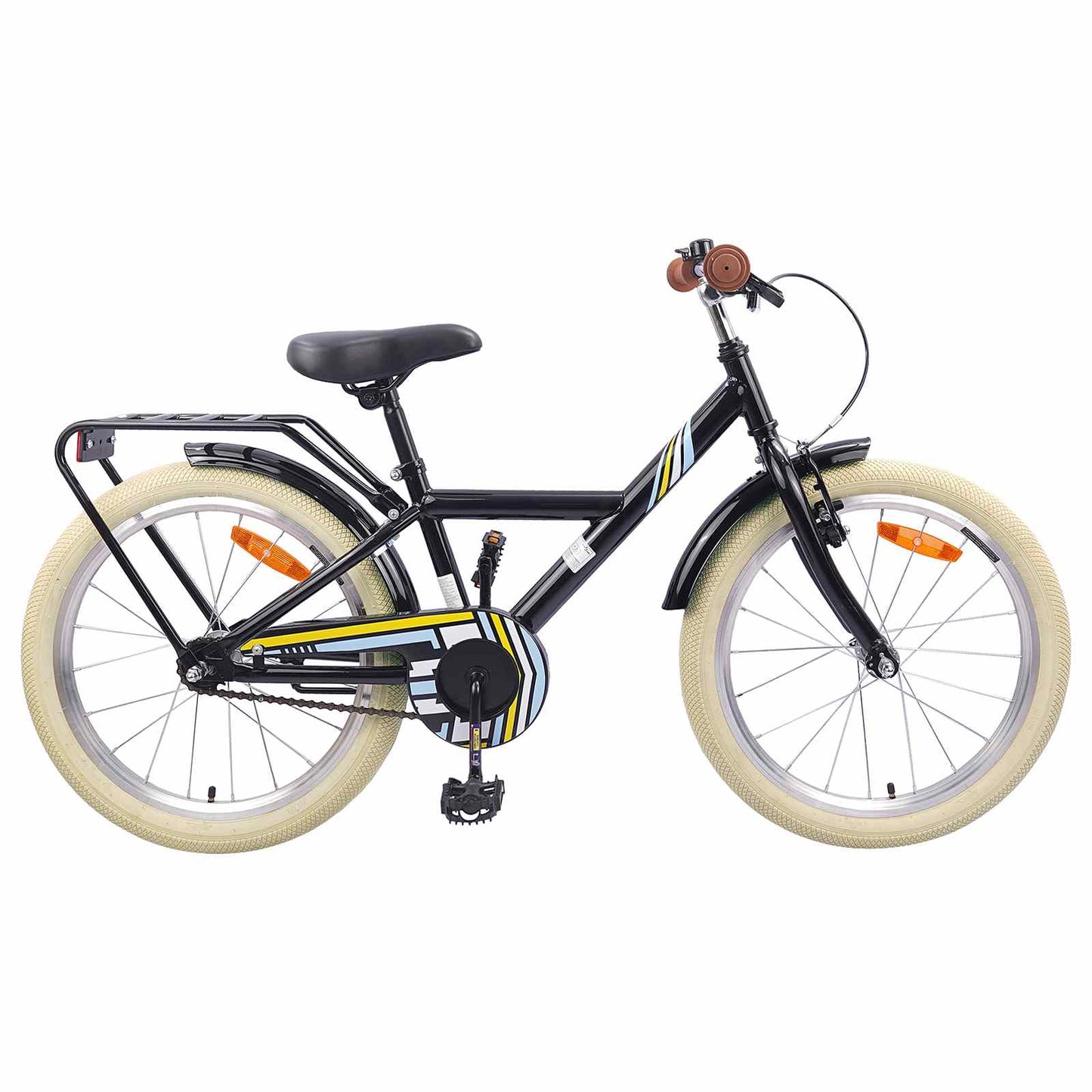 Kinderfahrrad 24 Zoll for 8-12 Years Old Schwarz