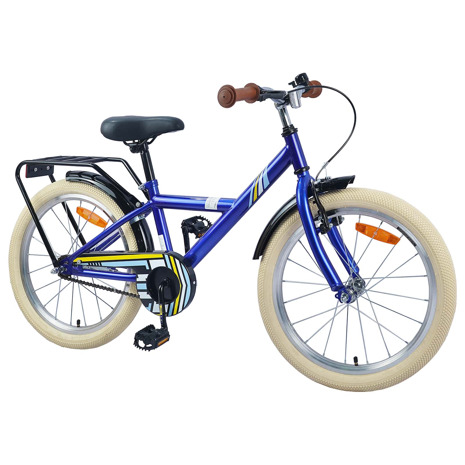 Kinderfahrrad 18 Zoll for 5-7 Years Old Dunkelblau