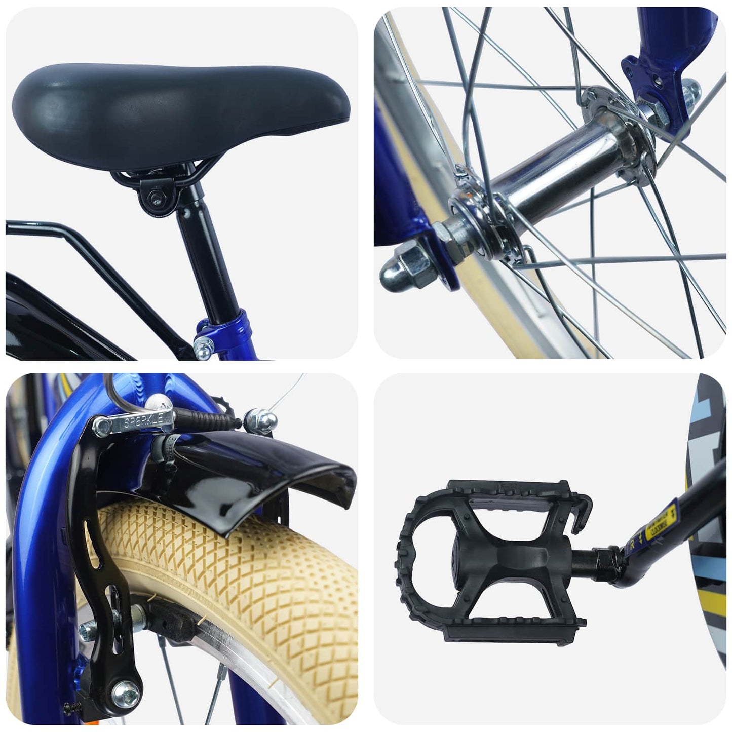 Kinderfahrrad 20 Zoll for kids aged 6 to 11 Dunkelblau