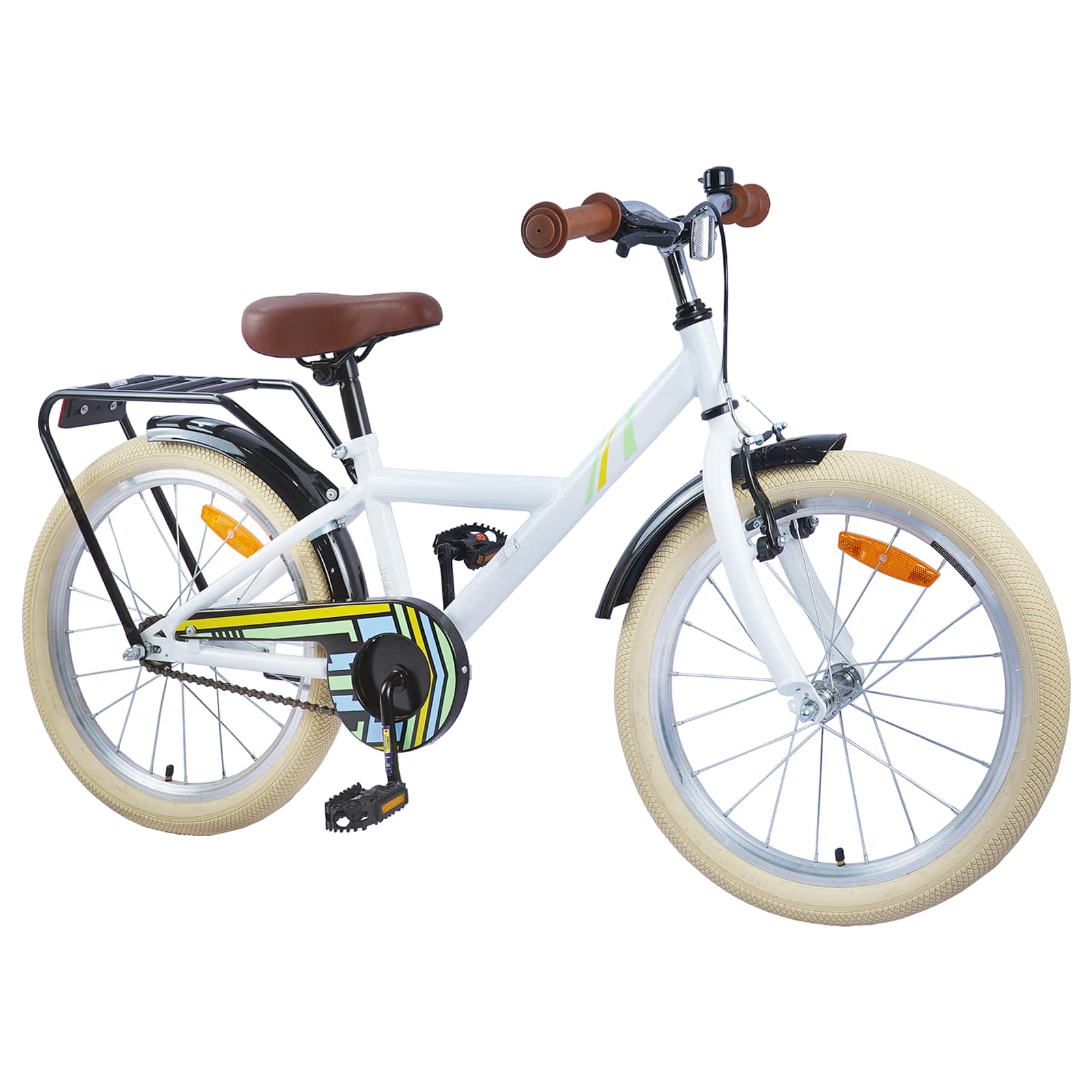 Kinderfahrrad 18 Zoll for 5-7 Years Old Weiß