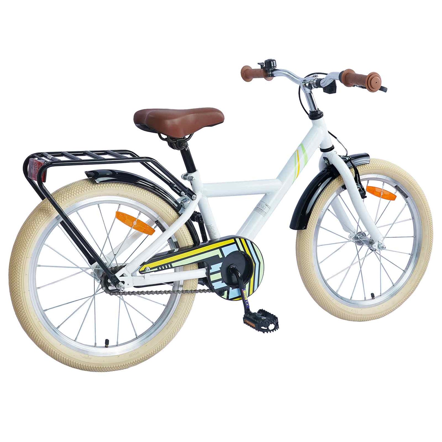 Kinderfahrrad 18 Zoll for 5-7 Years Old Weiß