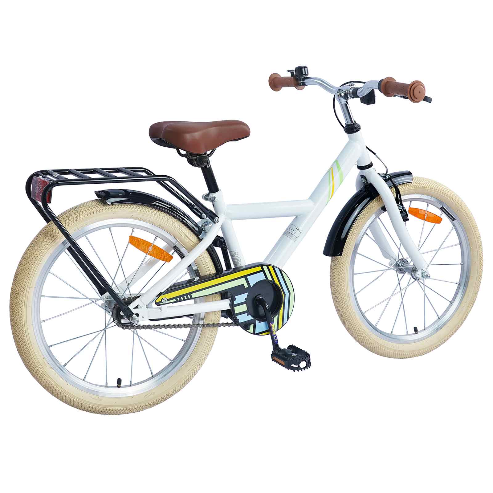 Kinderfahrrad 18 Zoll for 5-7 Years Old Weiß