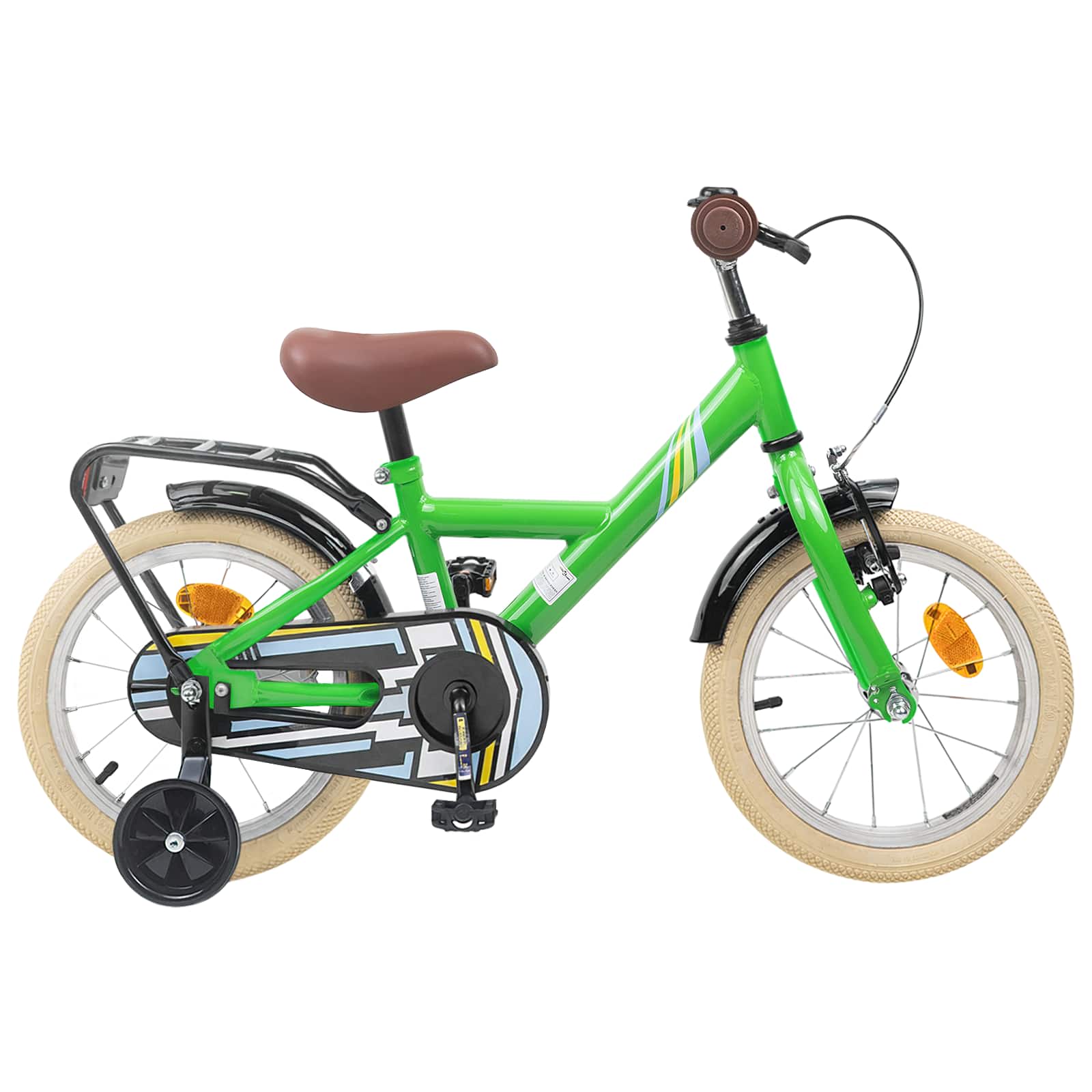 Kinderfahrrad 16 Zoll for 4-6 Years Old Grün
