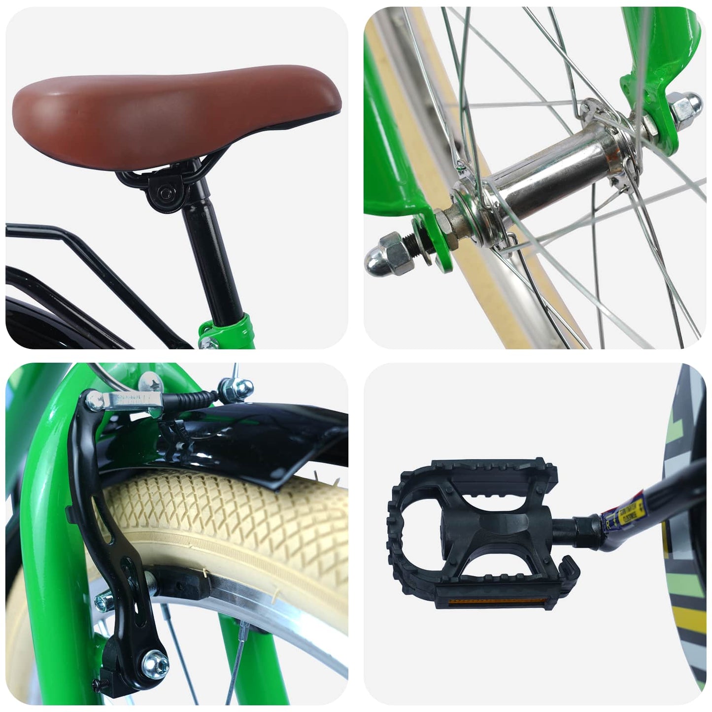 Kinderfahrrad 20 Zoll for kids aged 6 to 11 Grün