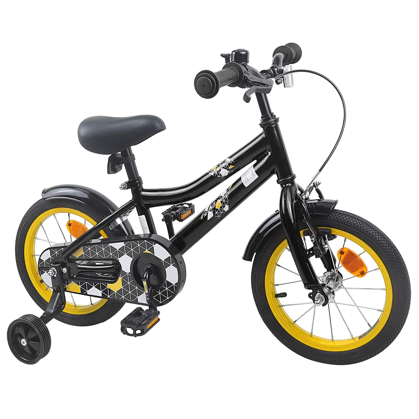 Kinderfahrrad 12 Zoll for 2 to 4 years old Schwarz