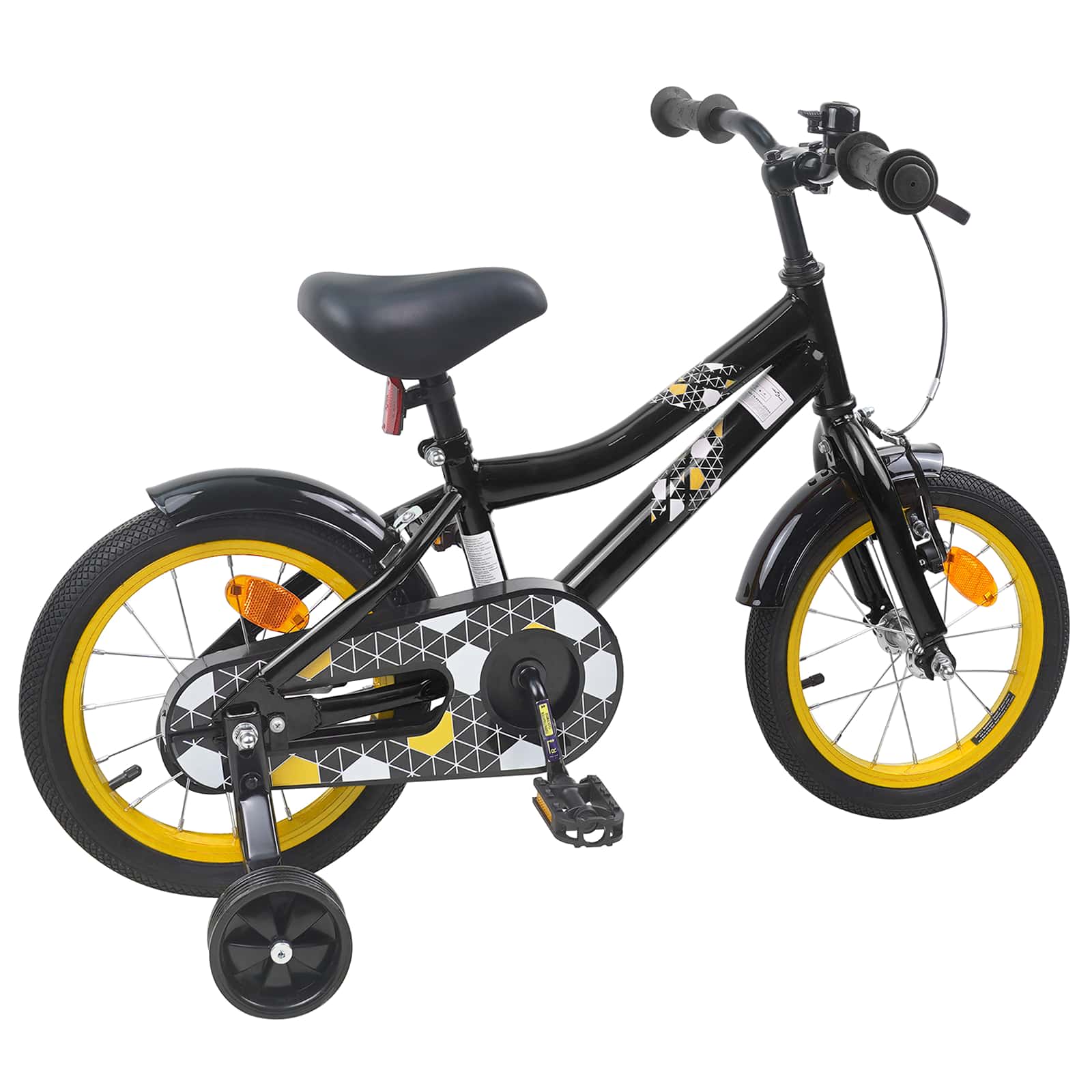 Kinderfahrrad 12 Zoll for 2 to 4 years old Schwarz
