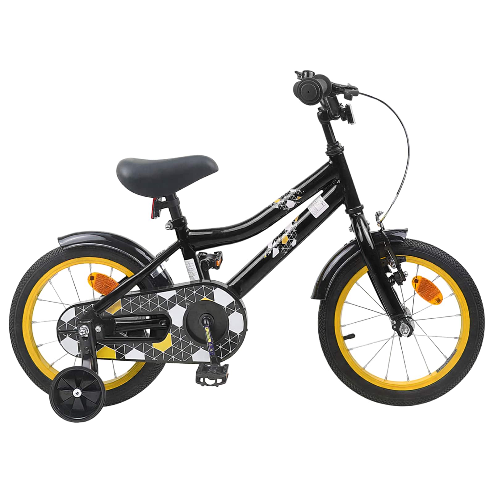 Kinderfahrrad 12 Zoll for 2 to 4 years old Schwarz